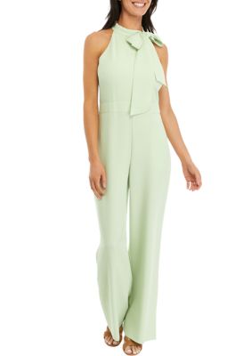 Vince camuto bateau 2024 neck crepe jumpsuit