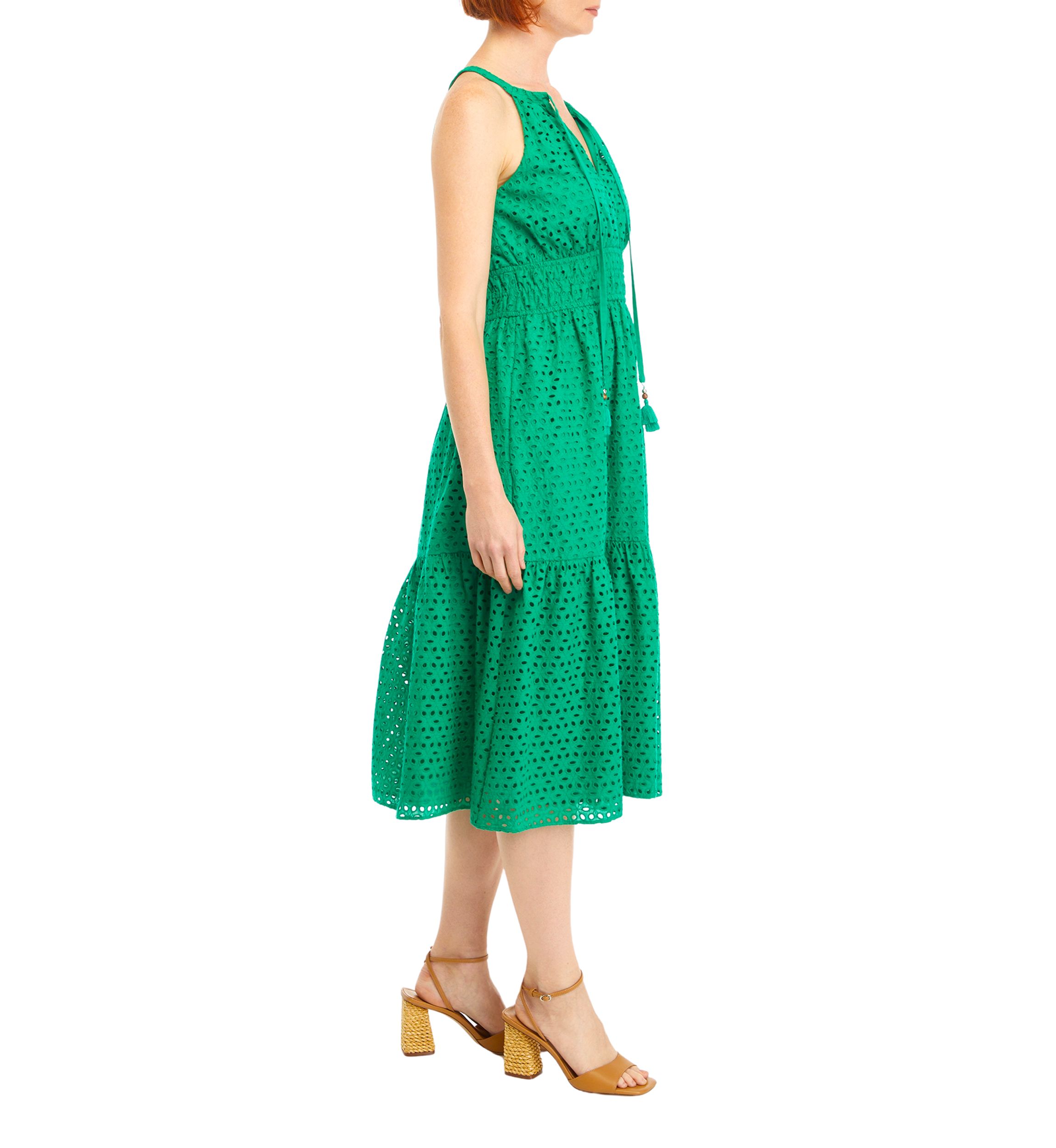 Womens Sleeveless Halter Fit and Flare Dress