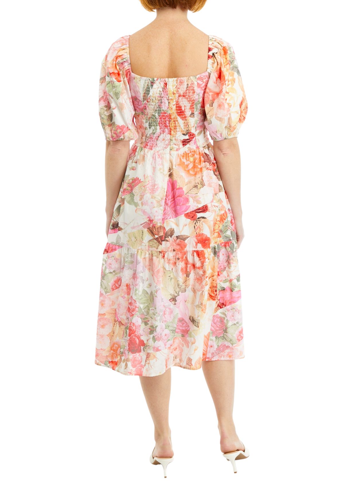 Womens Puff Sleeve Dress