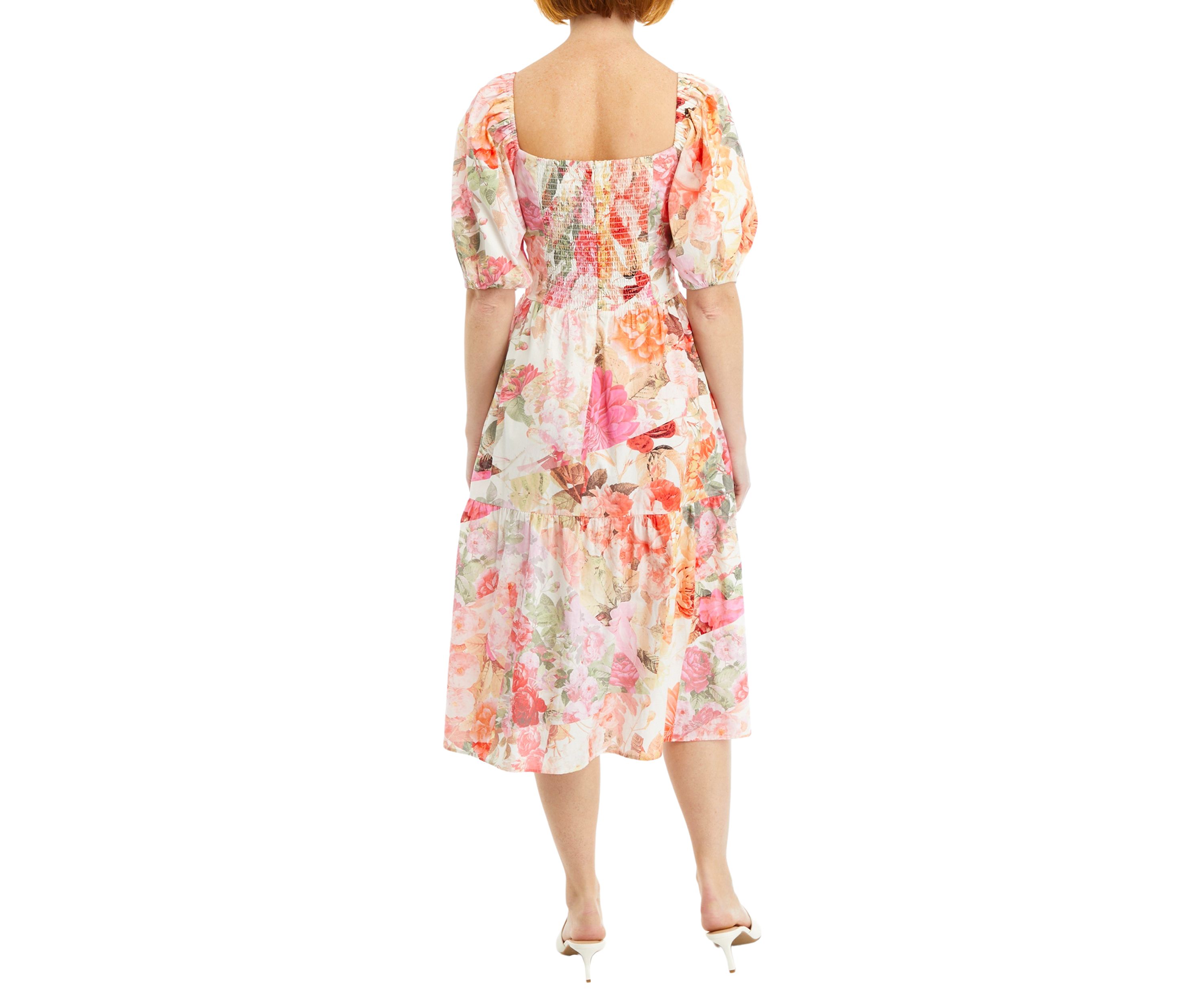 Womens Puff Sleeve Dress