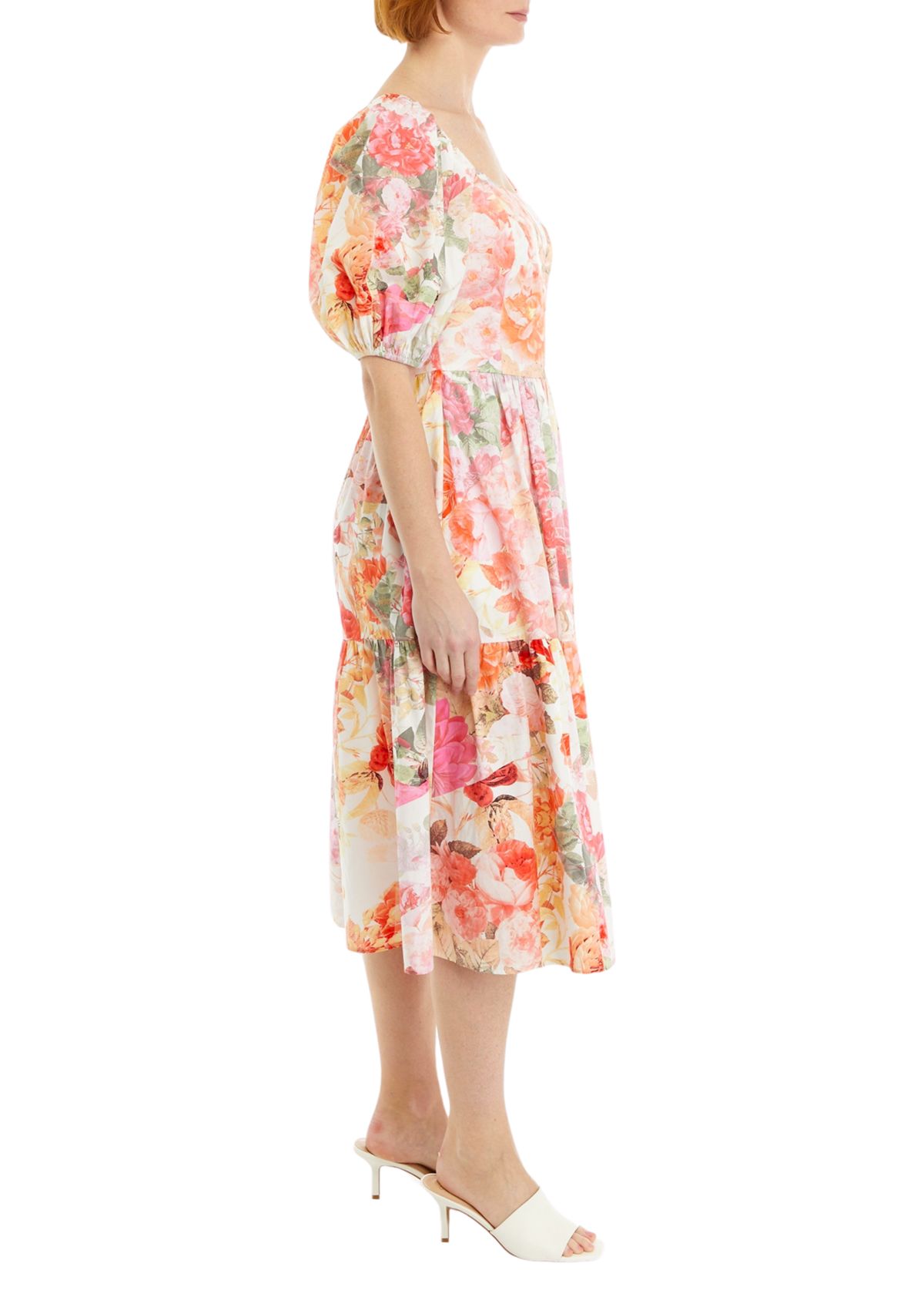 Womens Puff Sleeve Dress