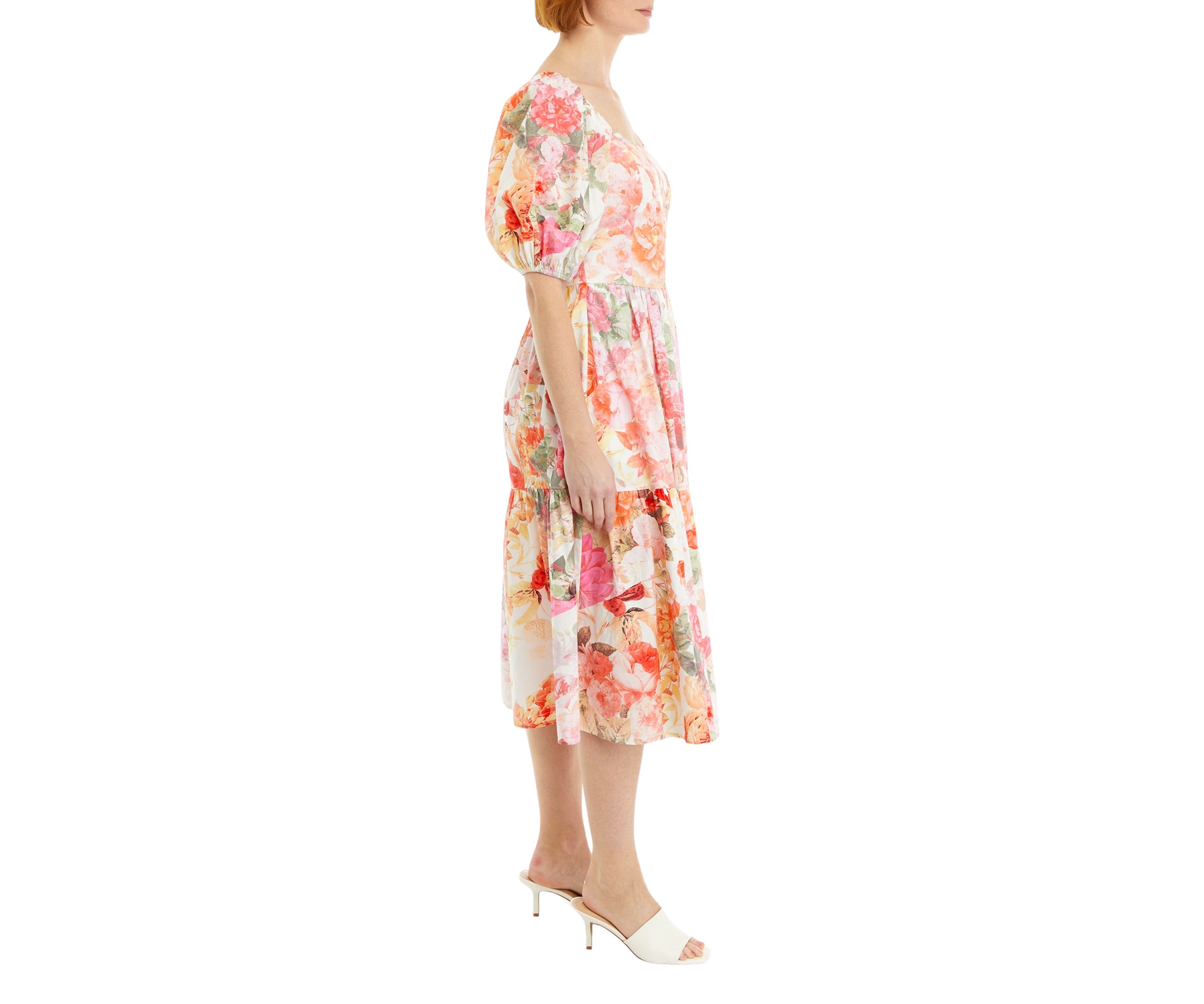 Womens Puff Sleeve Dress