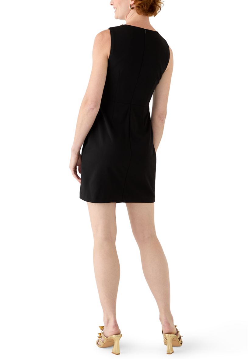 mother daughter same birthday dress VINCE CAMUTO Black and White Striped Sleeveless Knit DressW  The Untitled  Boutique
