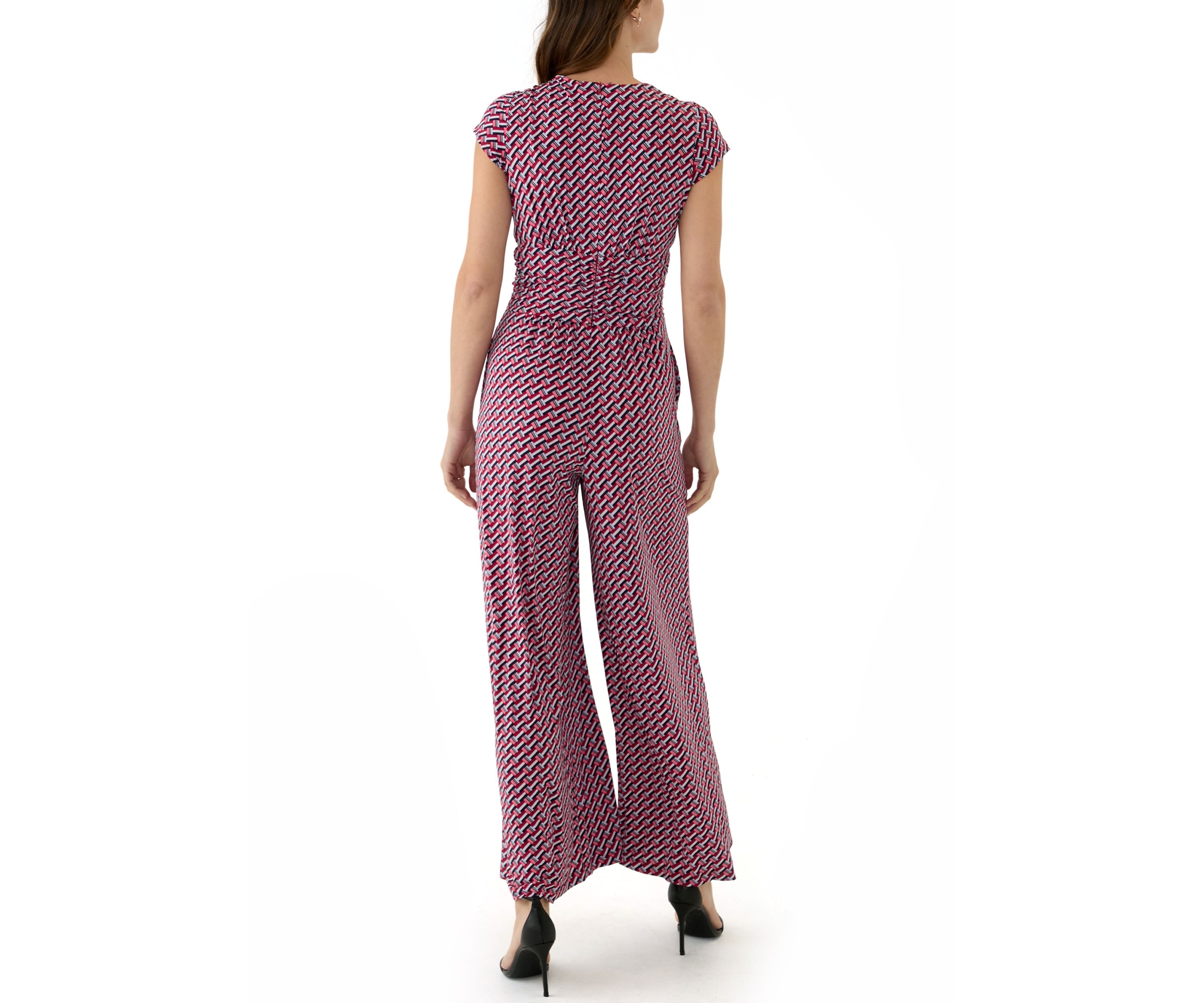 Womens Cap Sleeve Printed Maxi Dress