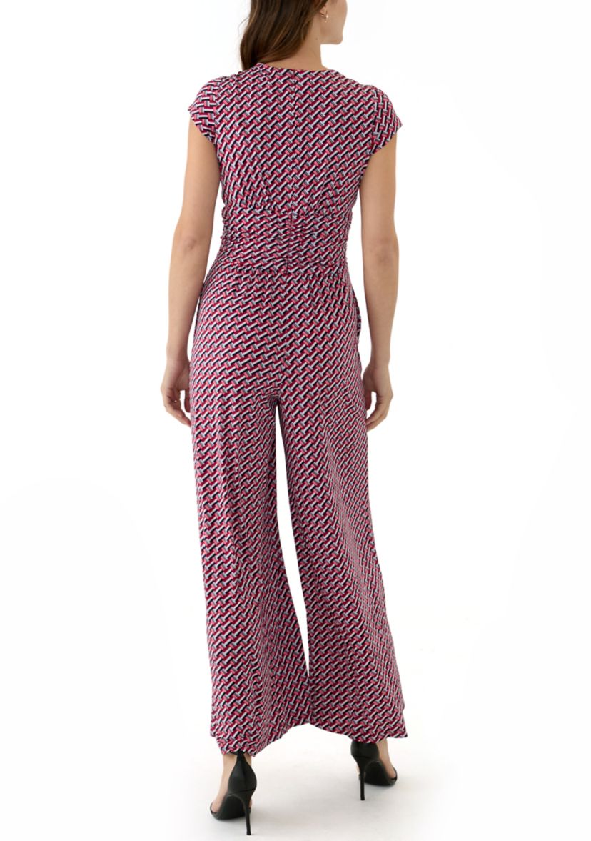 Womens Cap Sleeve Printed Maxi Dress