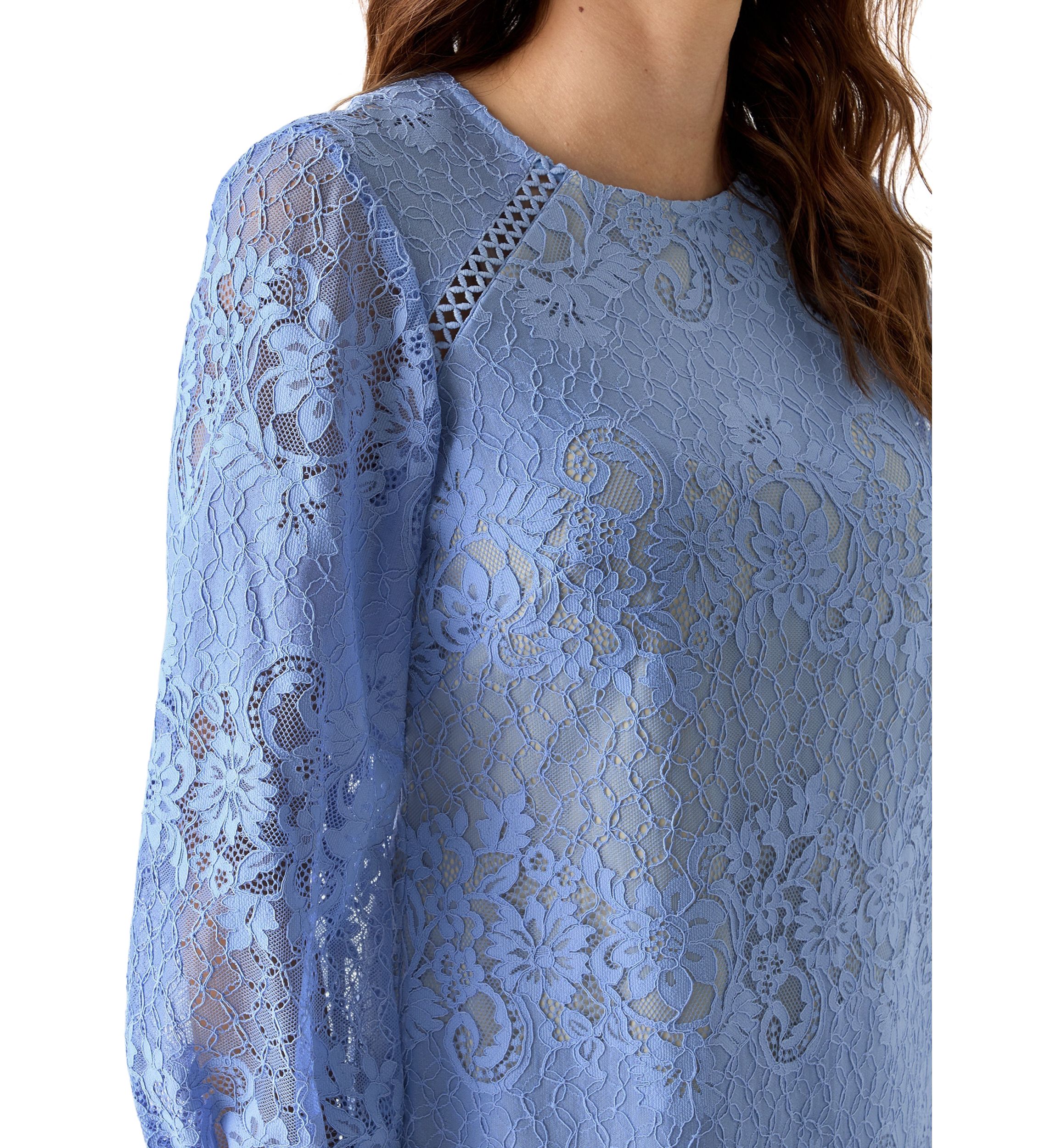 Womens Lace A-Line Dress