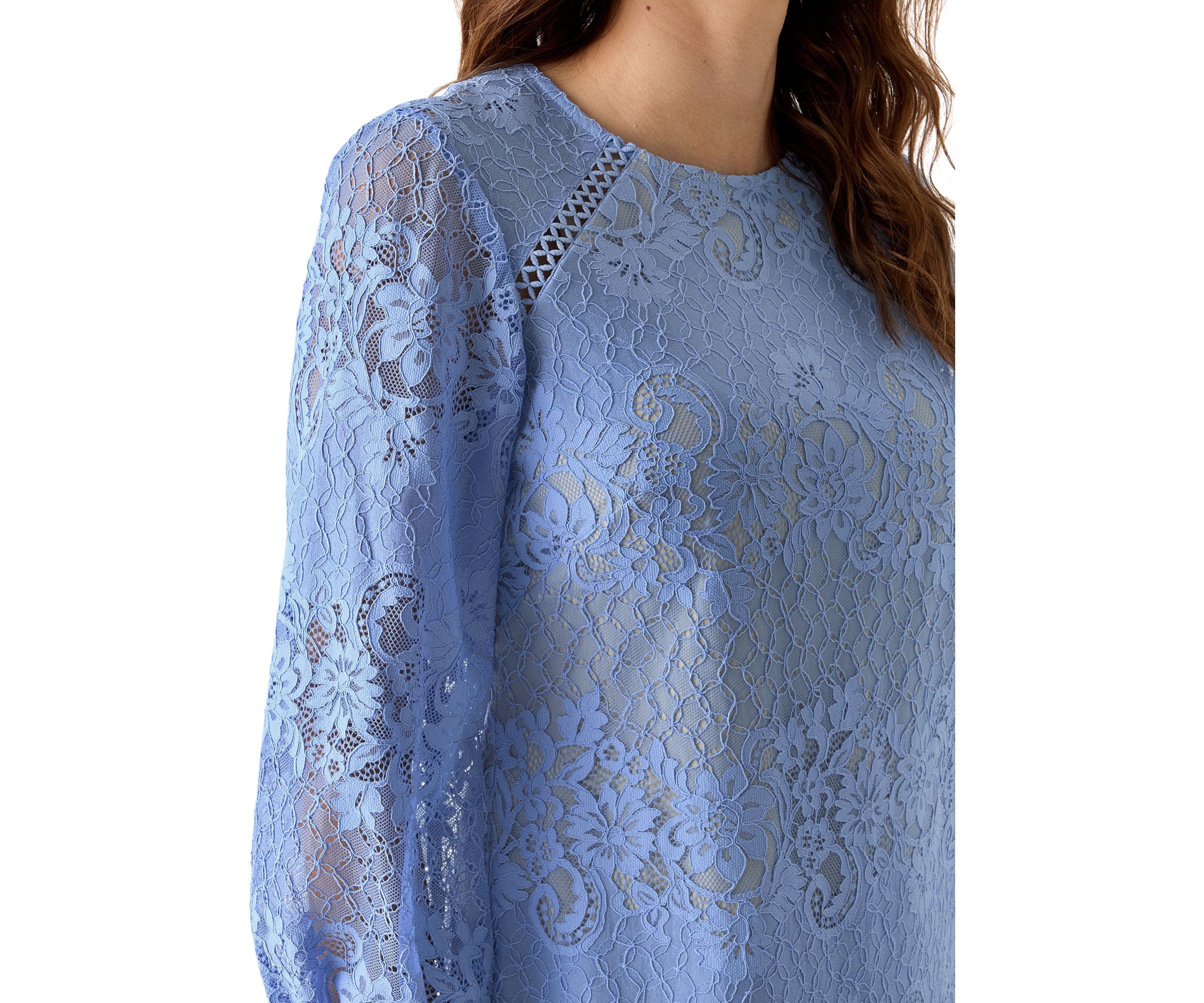 Womens Lace A-Line Dress