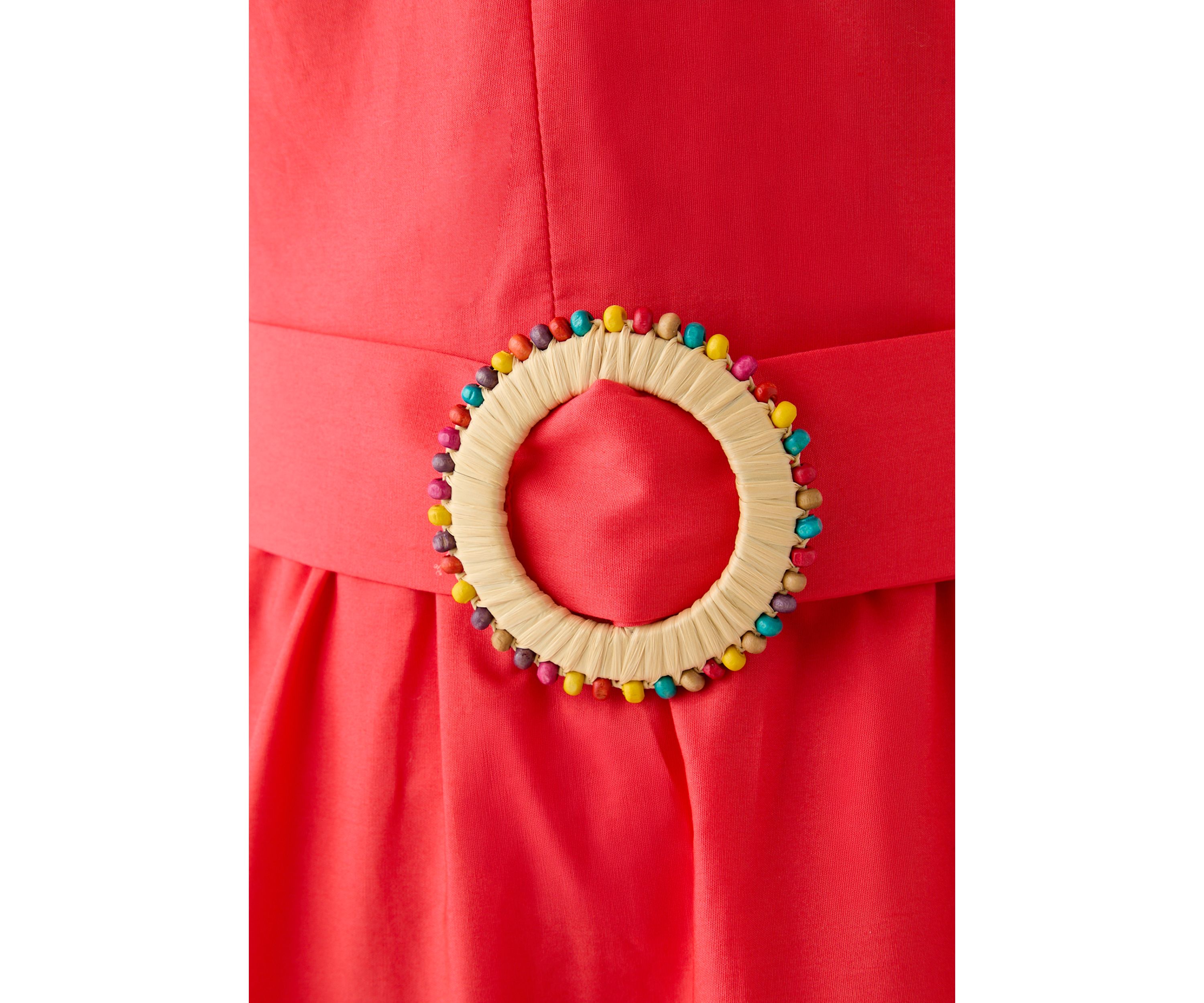 Womens Sleeveless V-Neck Solid Midi Dress