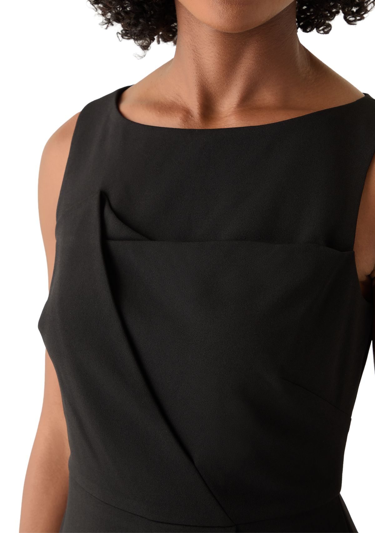 Womens Crew Neck Sheath Dress