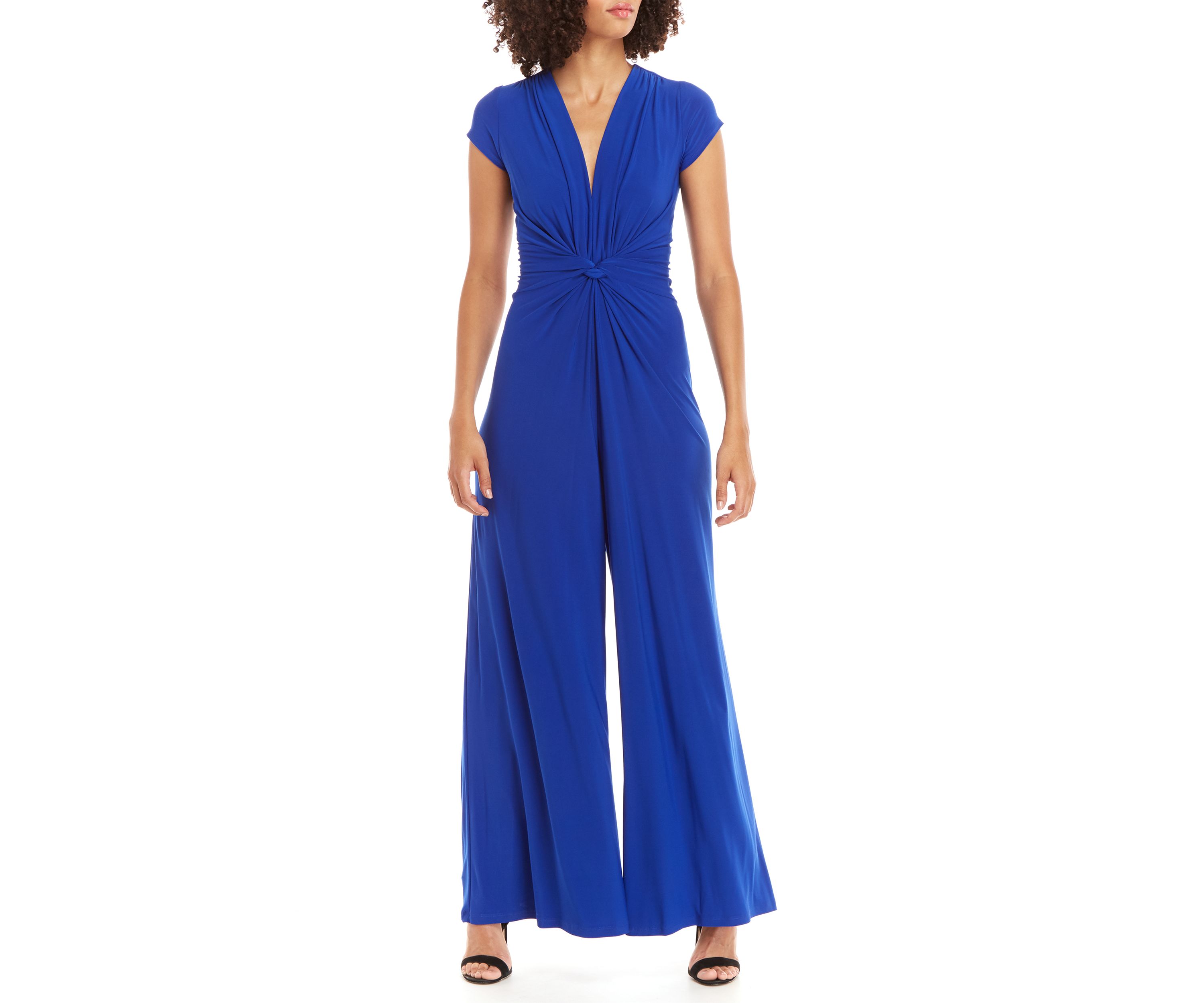 Womens Twist Front Jumpsuit