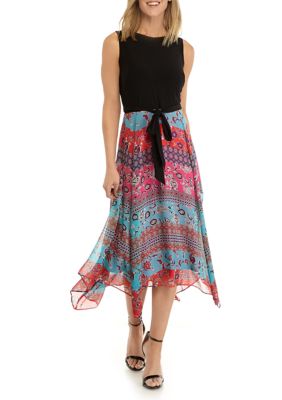 Ronni Nicole Women's Chiffon Paisley Dress | belk