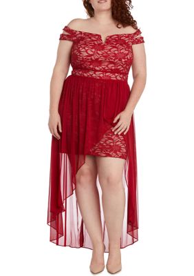 Belk cocktail best sale dresses plus size