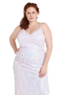 Belk white 2025 dress plus size