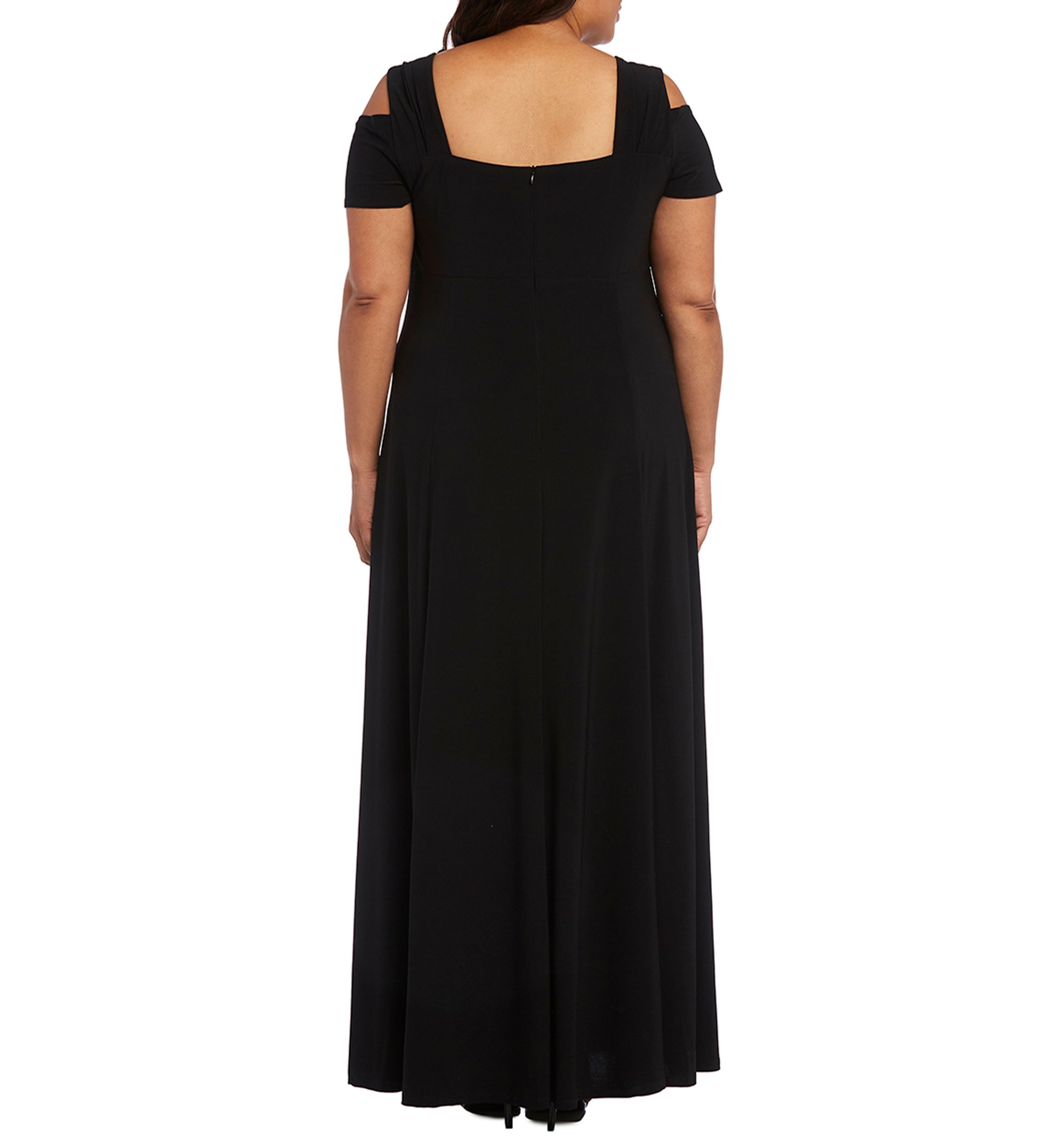Cold Shoulder Long Dress