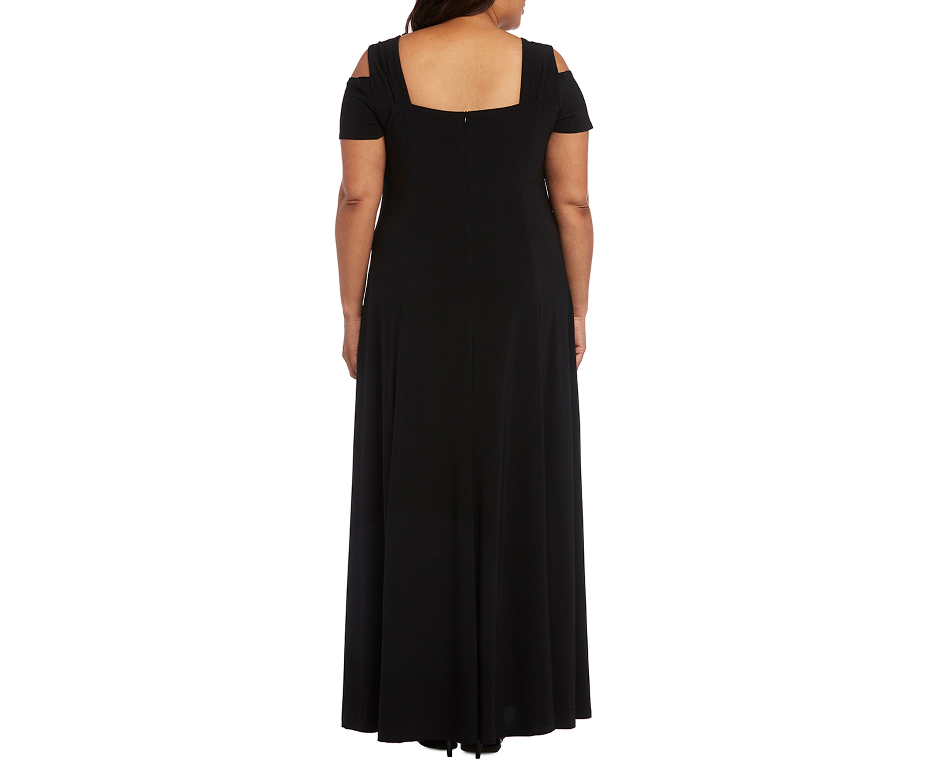Cold Shoulder Long Dress