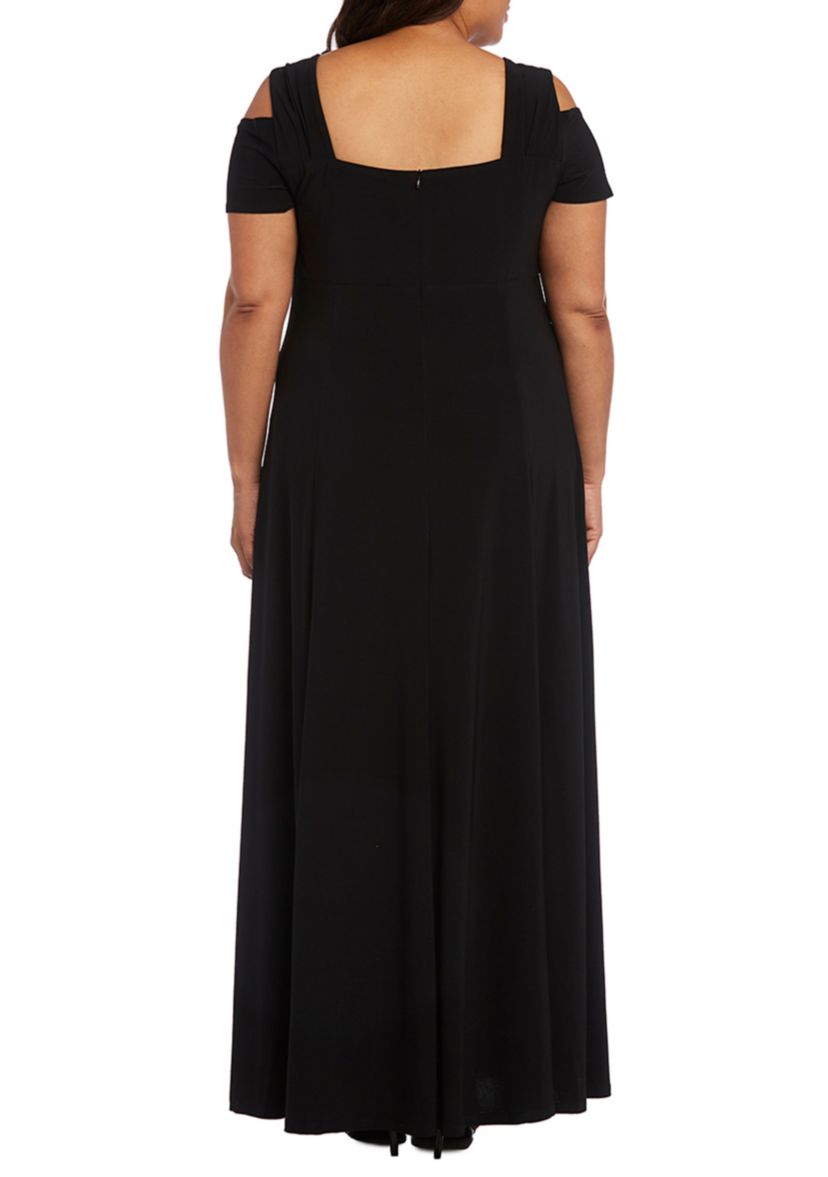 Cold Shoulder Long Dress
