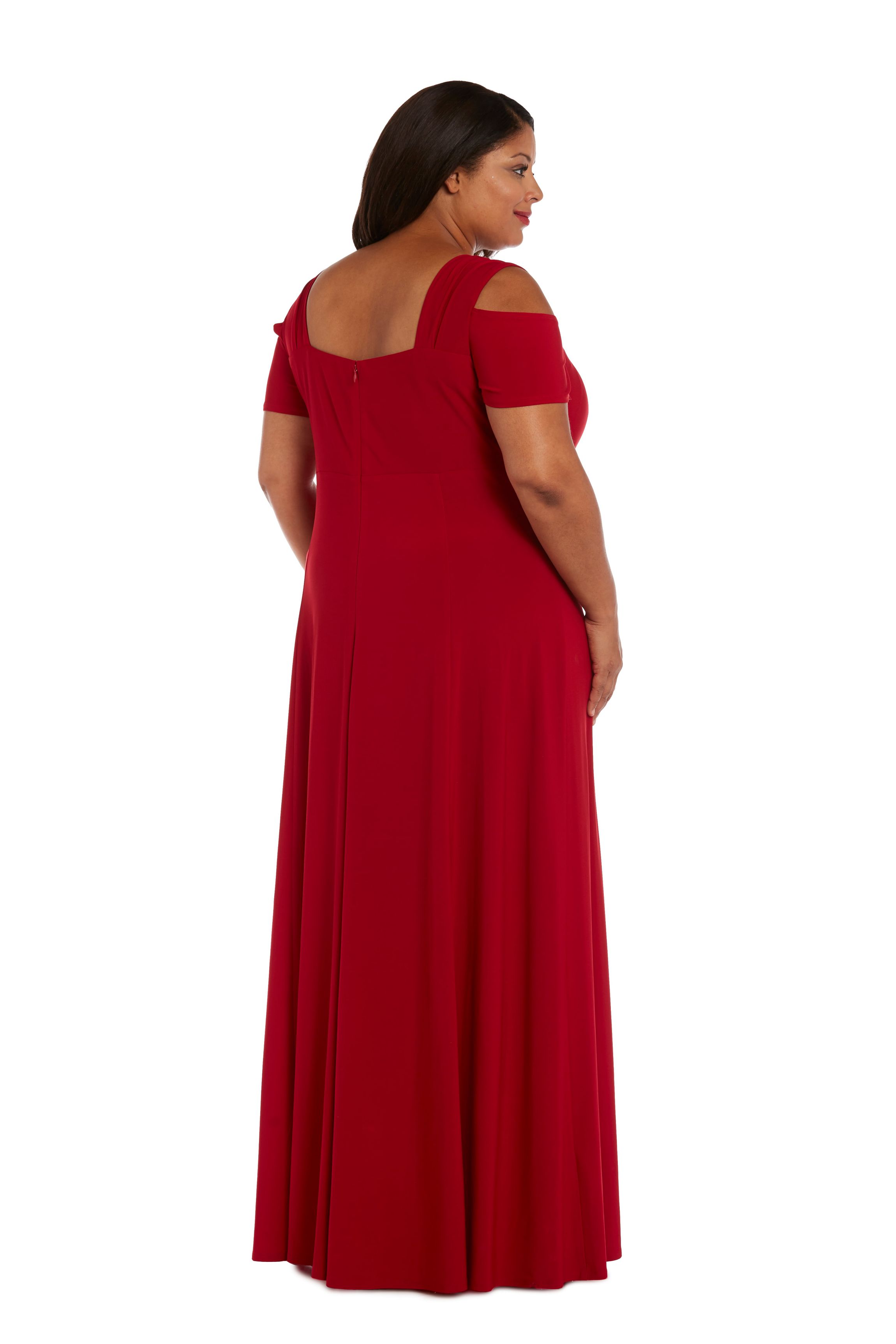 black formal dress with sleeve Belen Plus Size Black Semi Formal Dress– Hello Curve main image 0