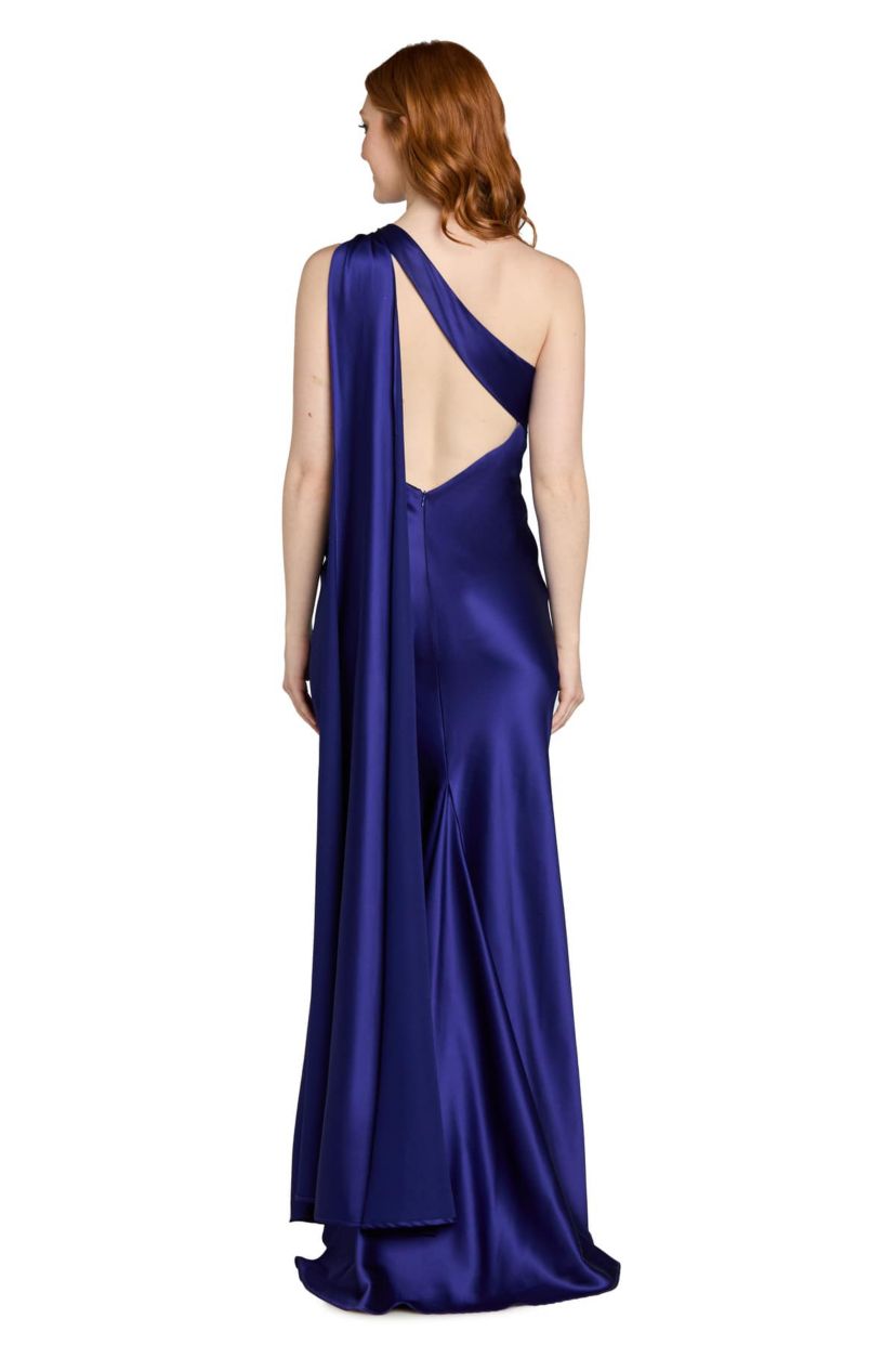 purple silky dress EcoVero Satin Halter Dress Purple Rain