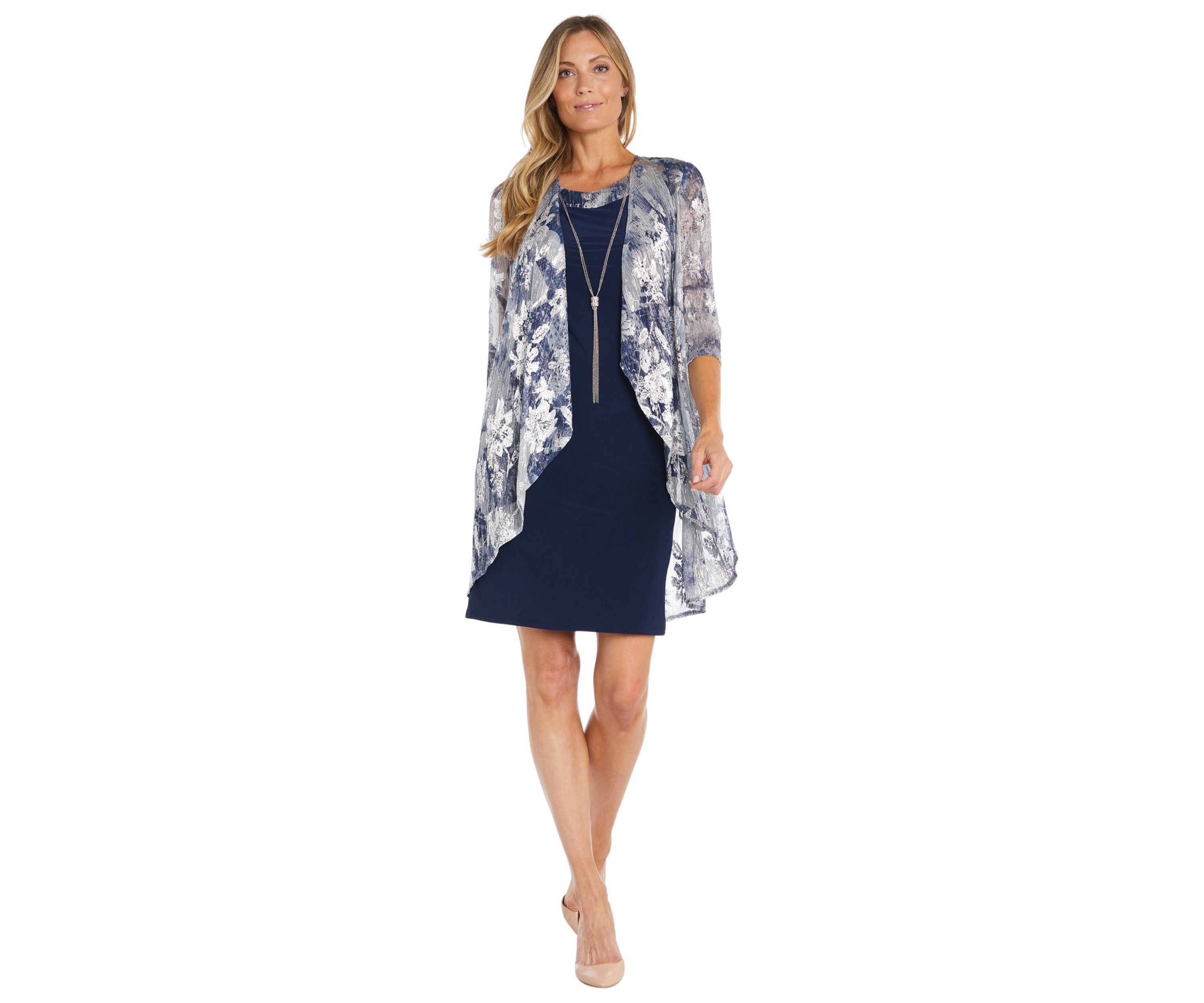Womens Printed Jacket Dress