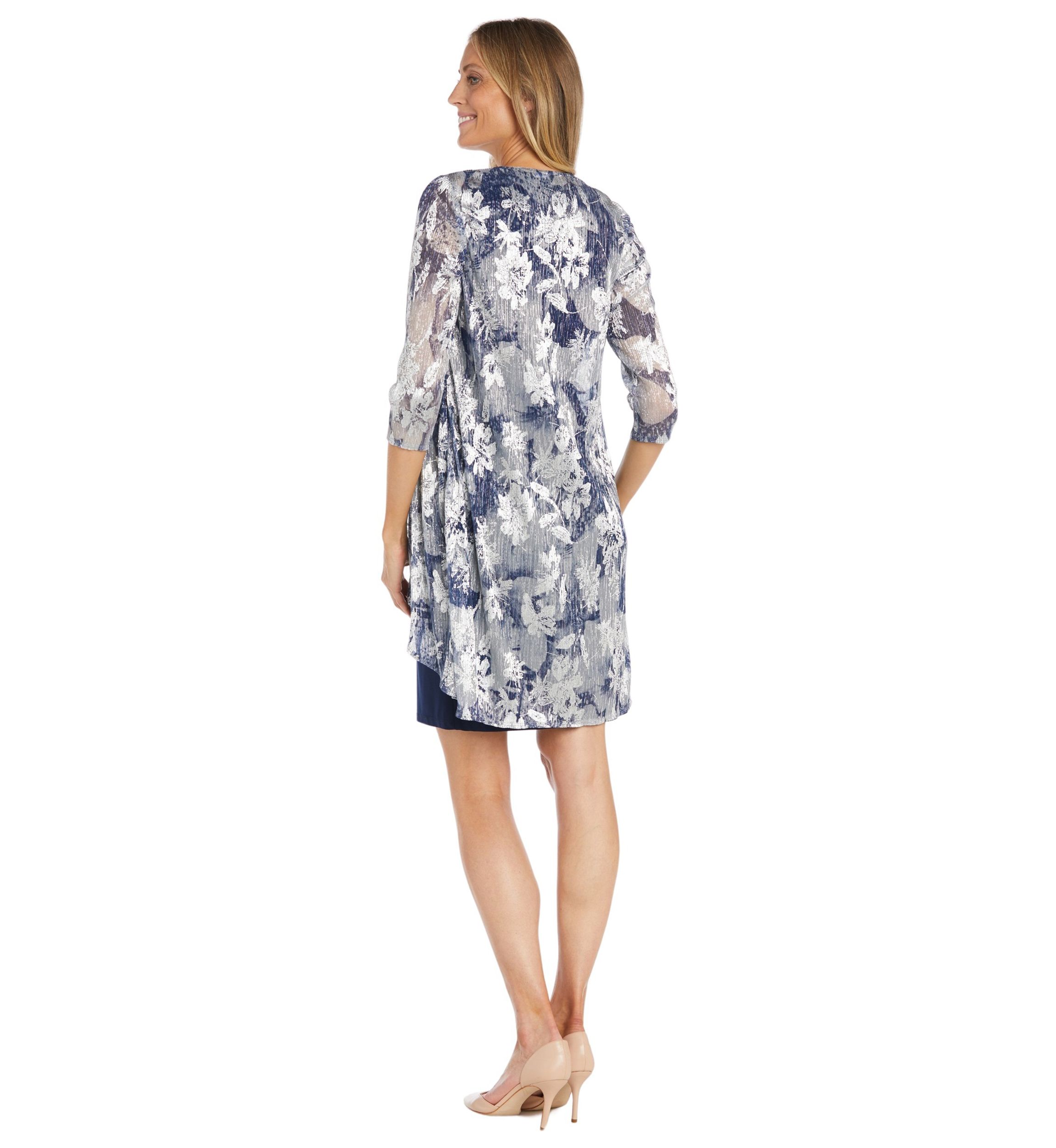 Womens Printed Jacket Dress