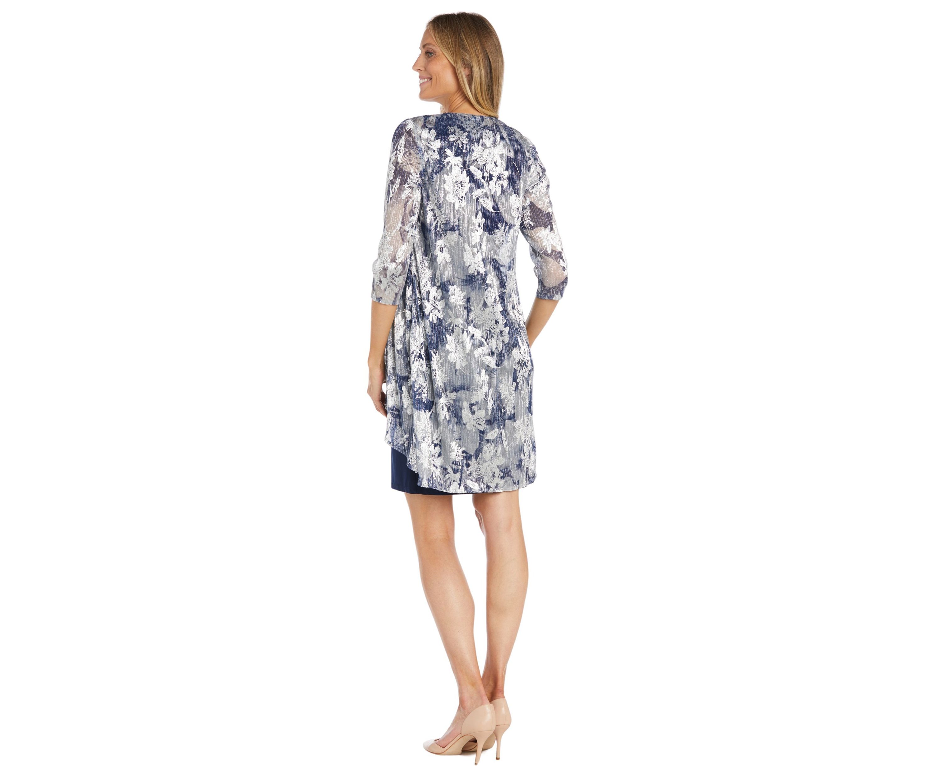 Womens Printed Jacket Dress