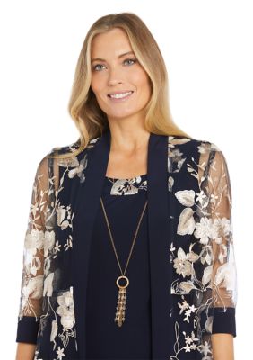 Women's Floral Printed Jacket Dress