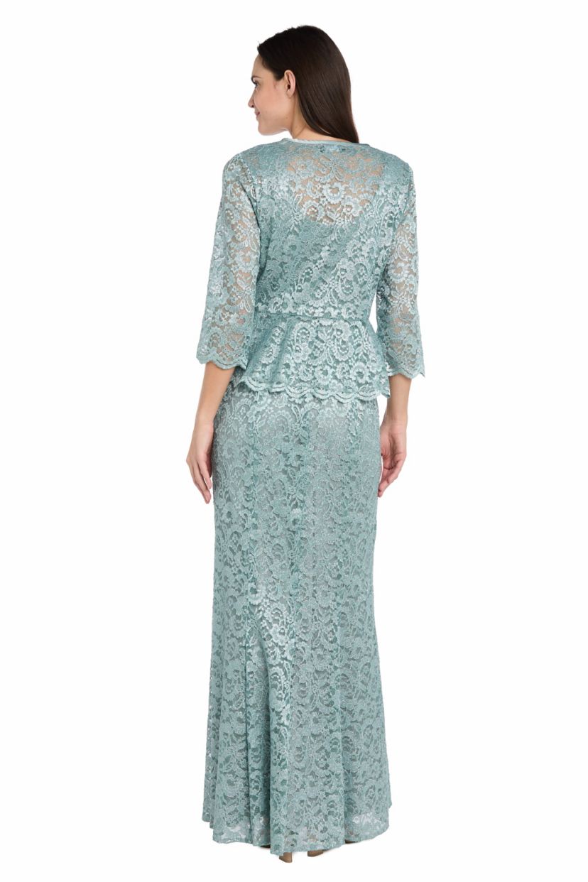 r and m richards lace jacket dress Short Lace Jacket Dress Mother of the Bride R&M Richards 3594