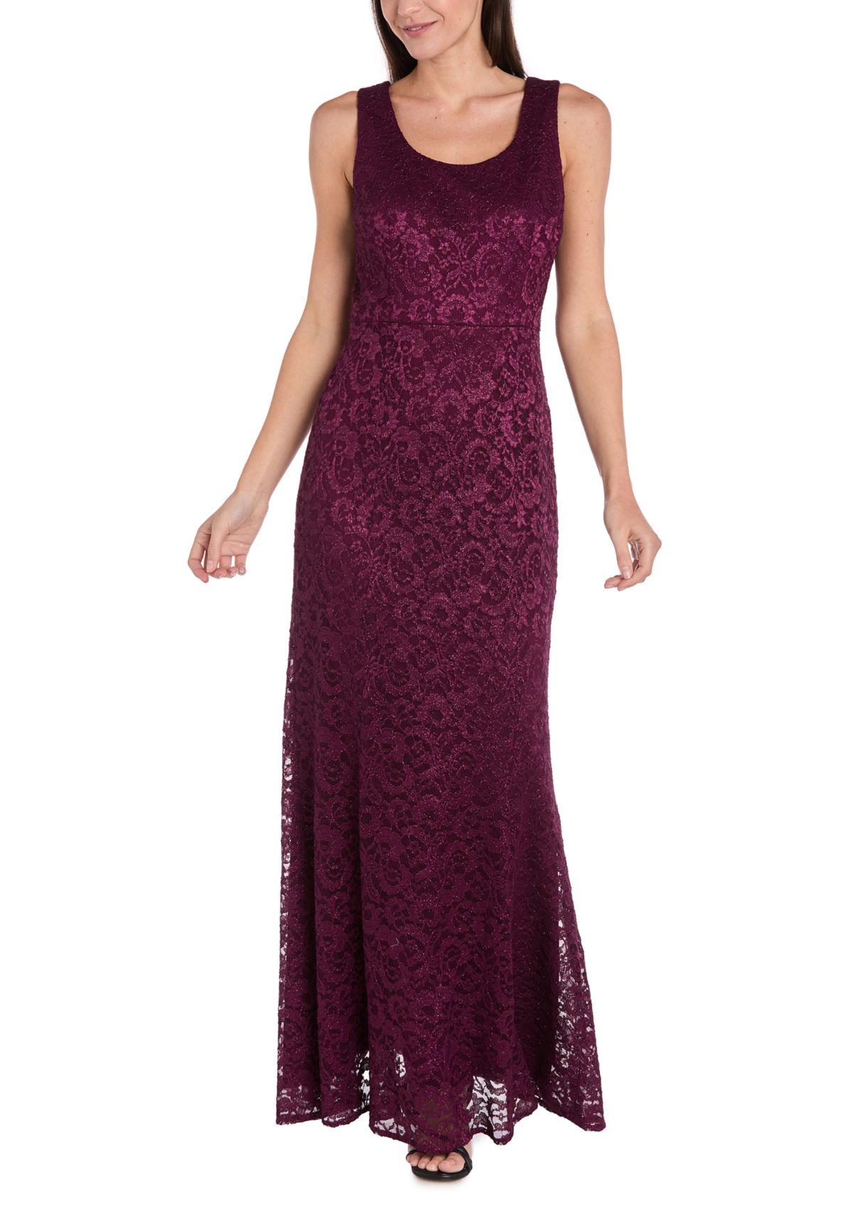 Long Lace 2 Pc Peplum Jacket Dress With Frog Closure