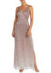 Womens Long Sequined Gown