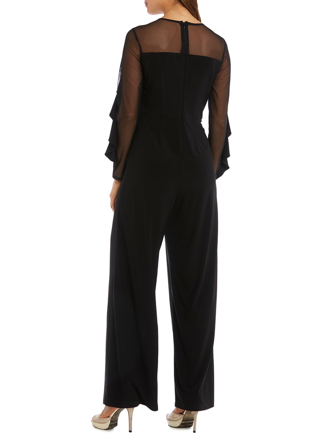 Petite Ruffle Jumpsuit