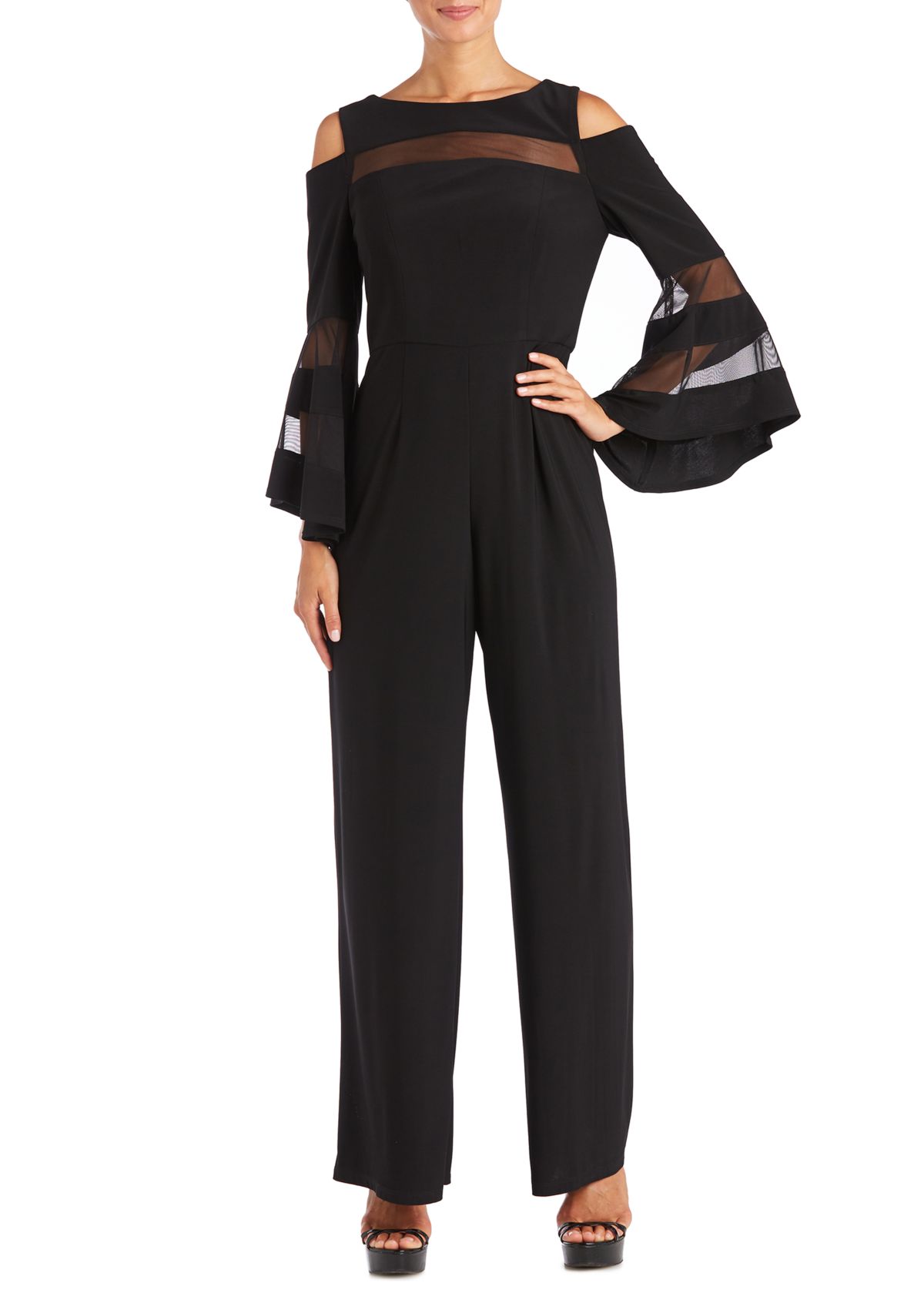 Petite Cold Shoulder Jumpsuit 
