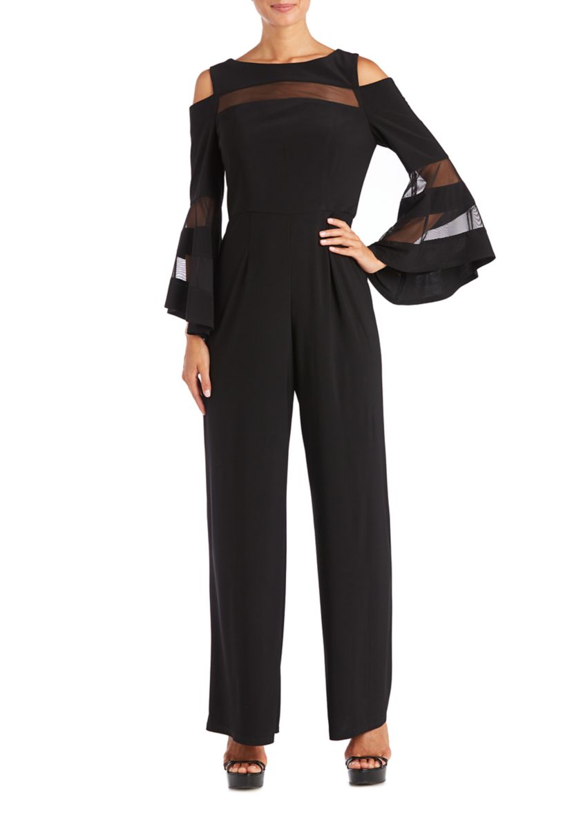 Petite Cold Shoulder Jumpsuit 