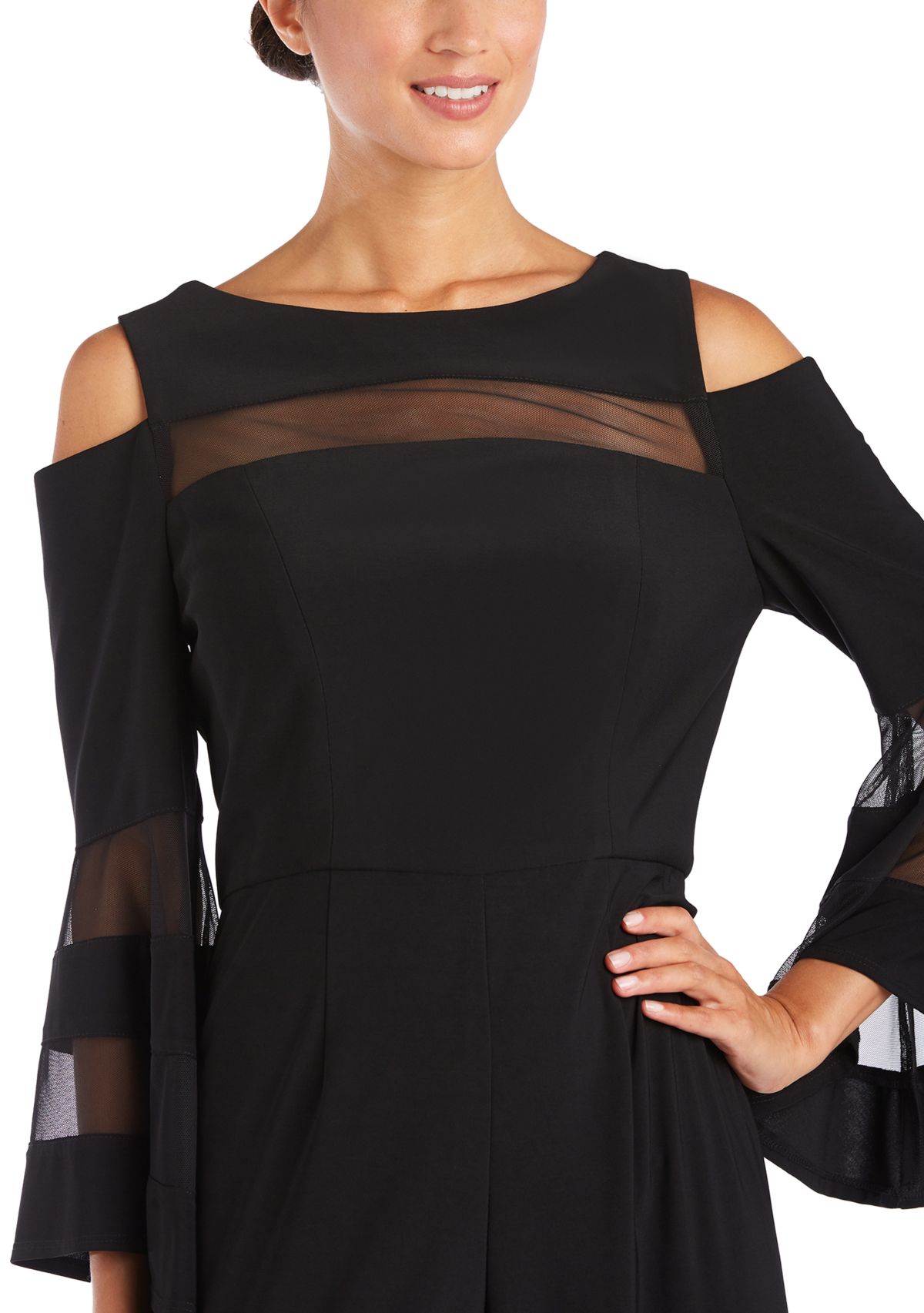 Petite Cold Shoulder Jumpsuit 