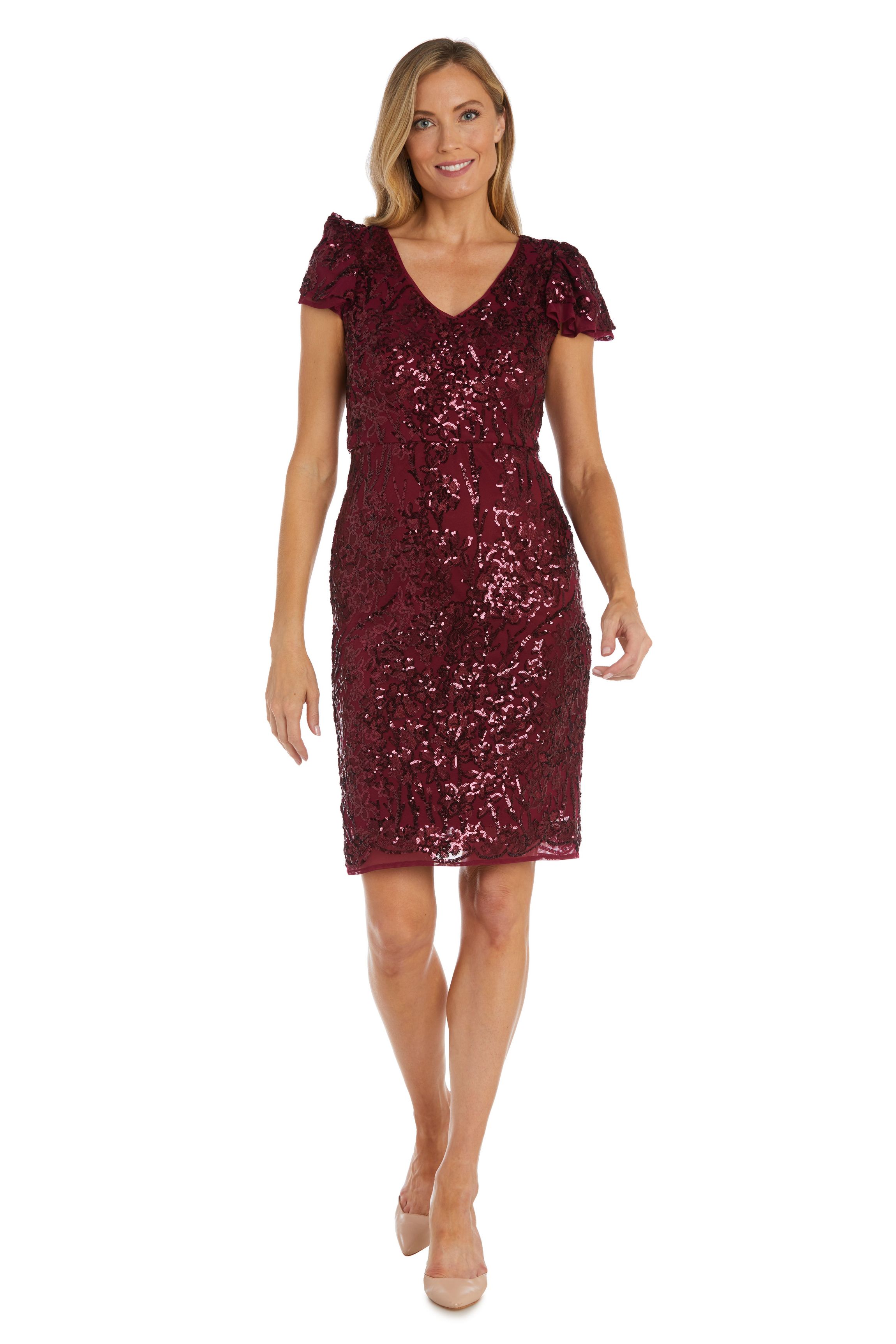 slim fit dress slacks Cute Burgundy V-neck Spaghetti Straps Above Knee Short Homecoming Dresses,MH468  – Musebridals main image 0