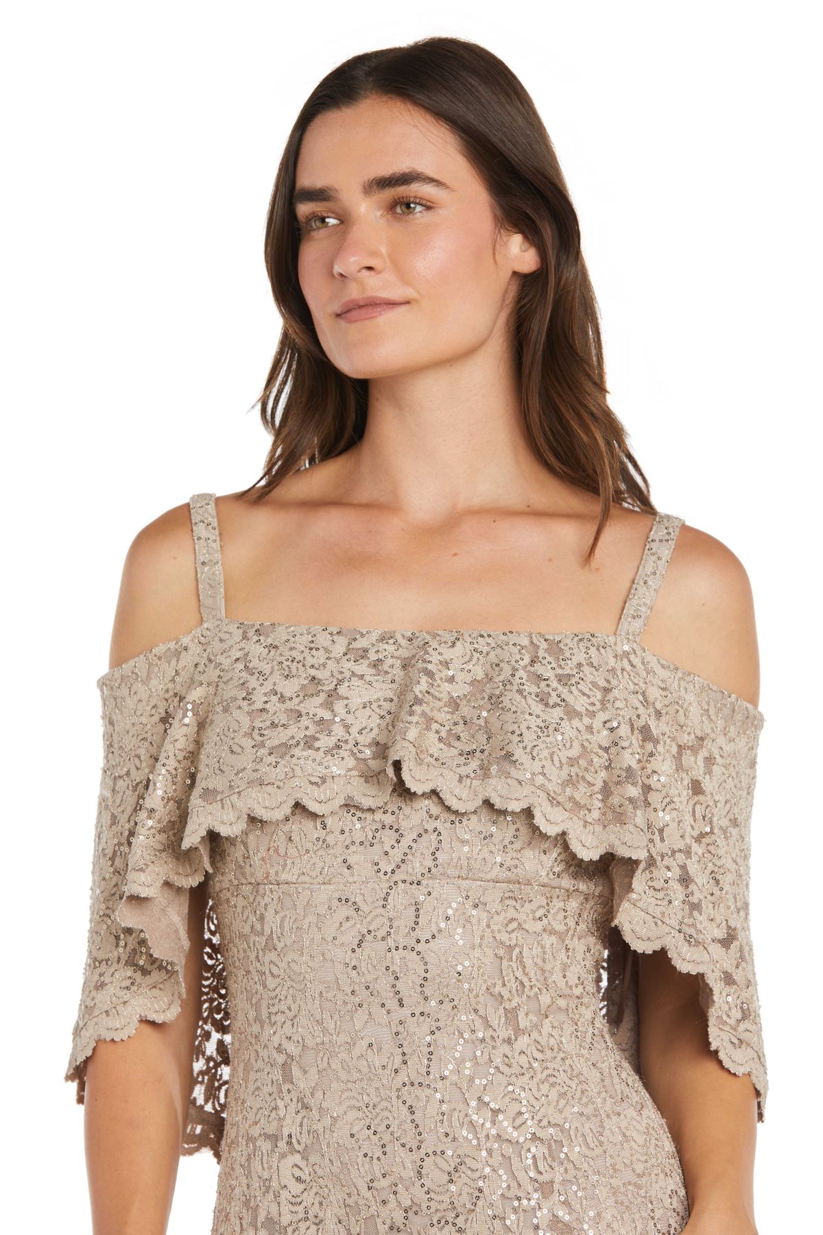 Missy Long Sequin Lace Mermaid Dress