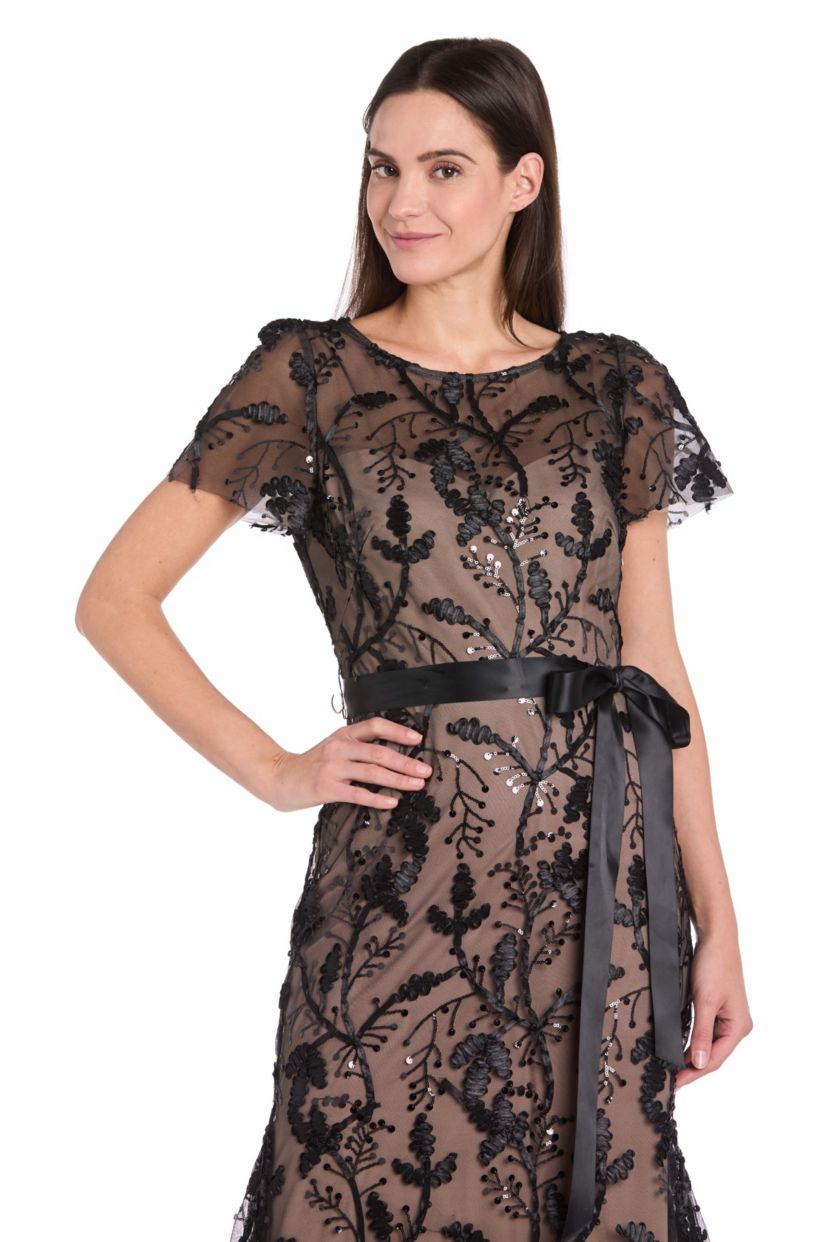 Long Embroidered Dress