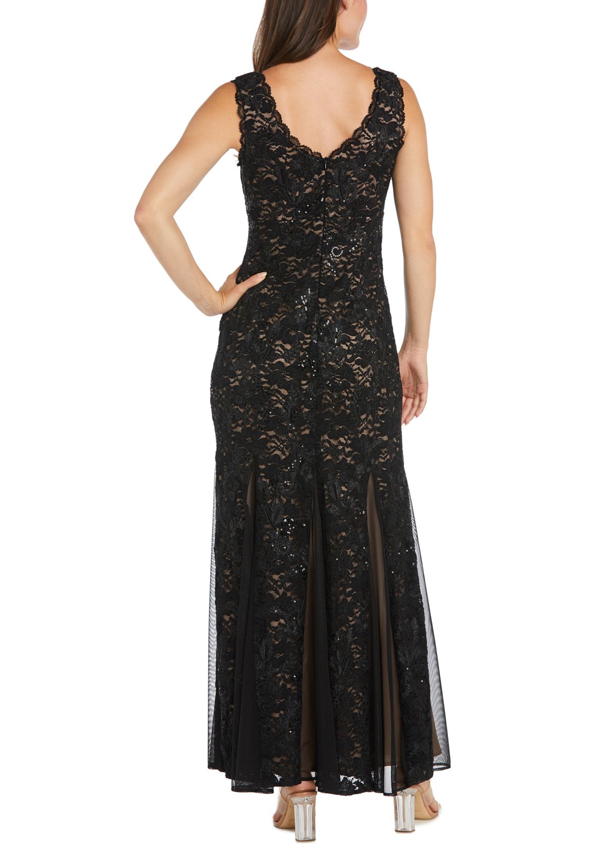 Womens Beaded Gown