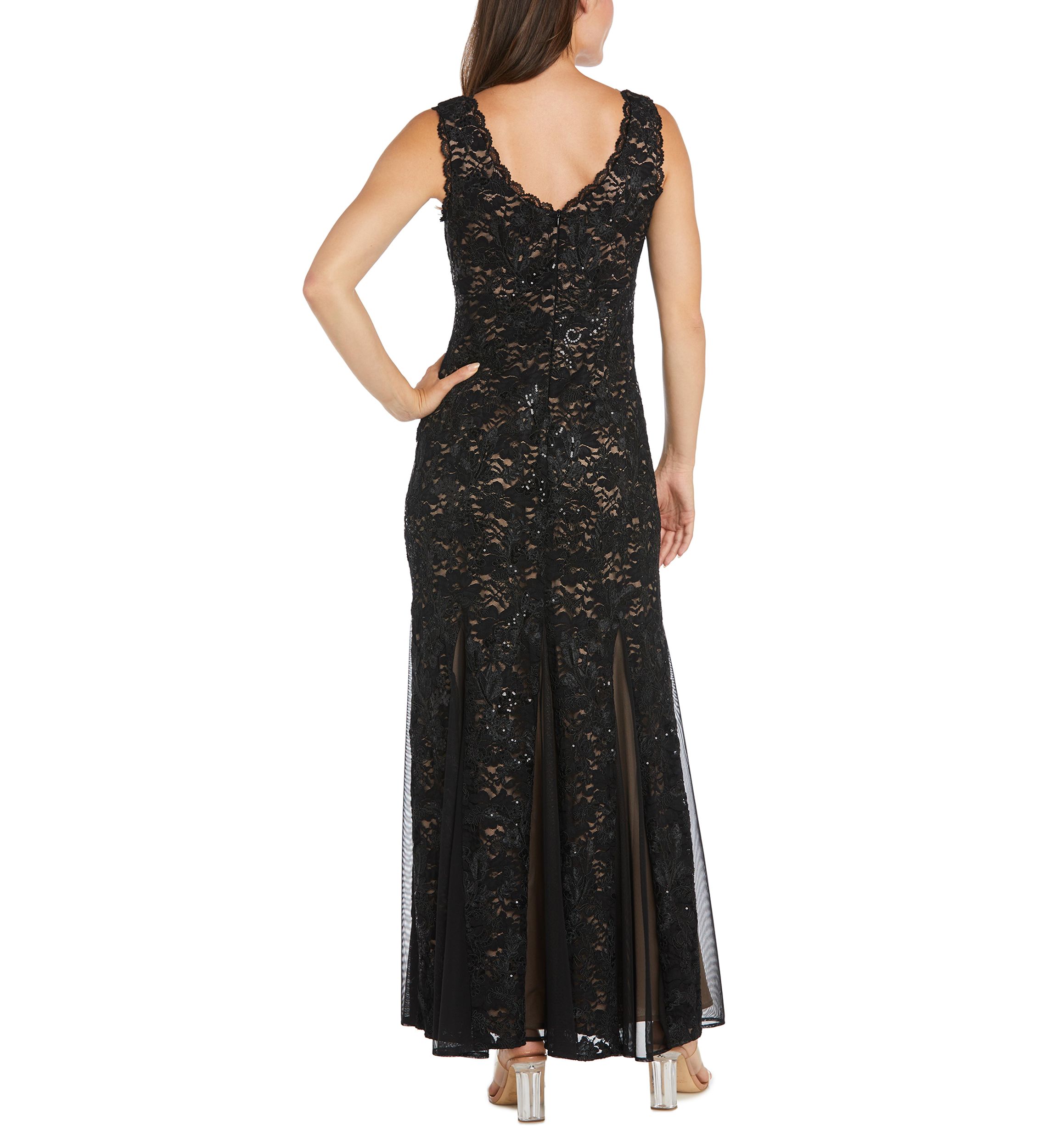 Womens Beaded Gown
