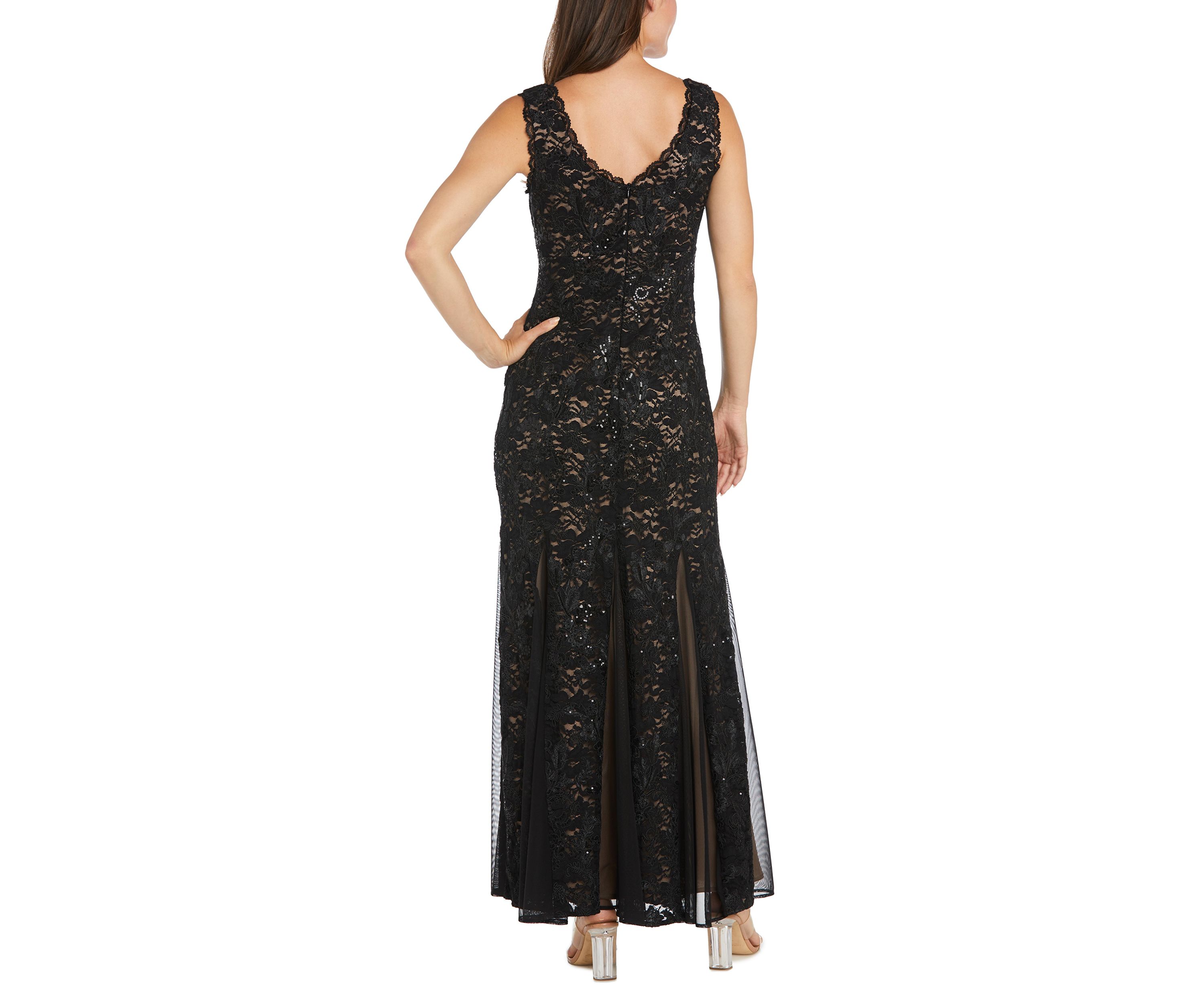 Womens Beaded Gown