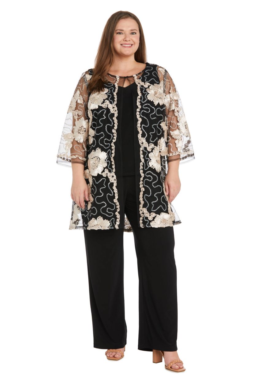 Soutache Long Pantsuit