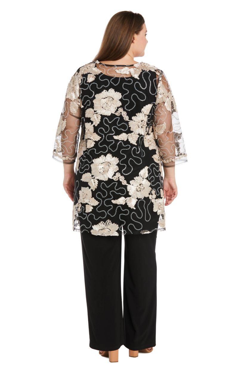 Soutache Long Pantsuit