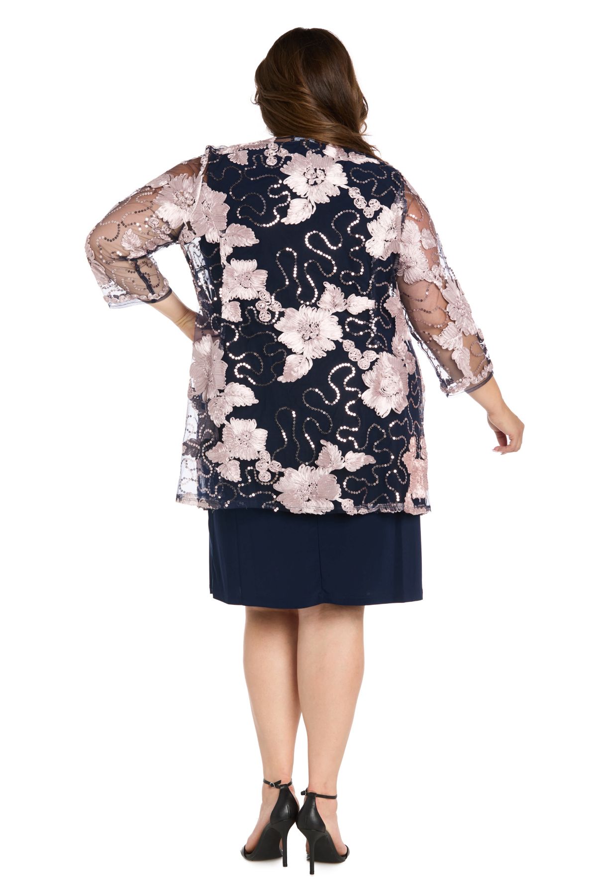 2 Tone Short Jacket Dress