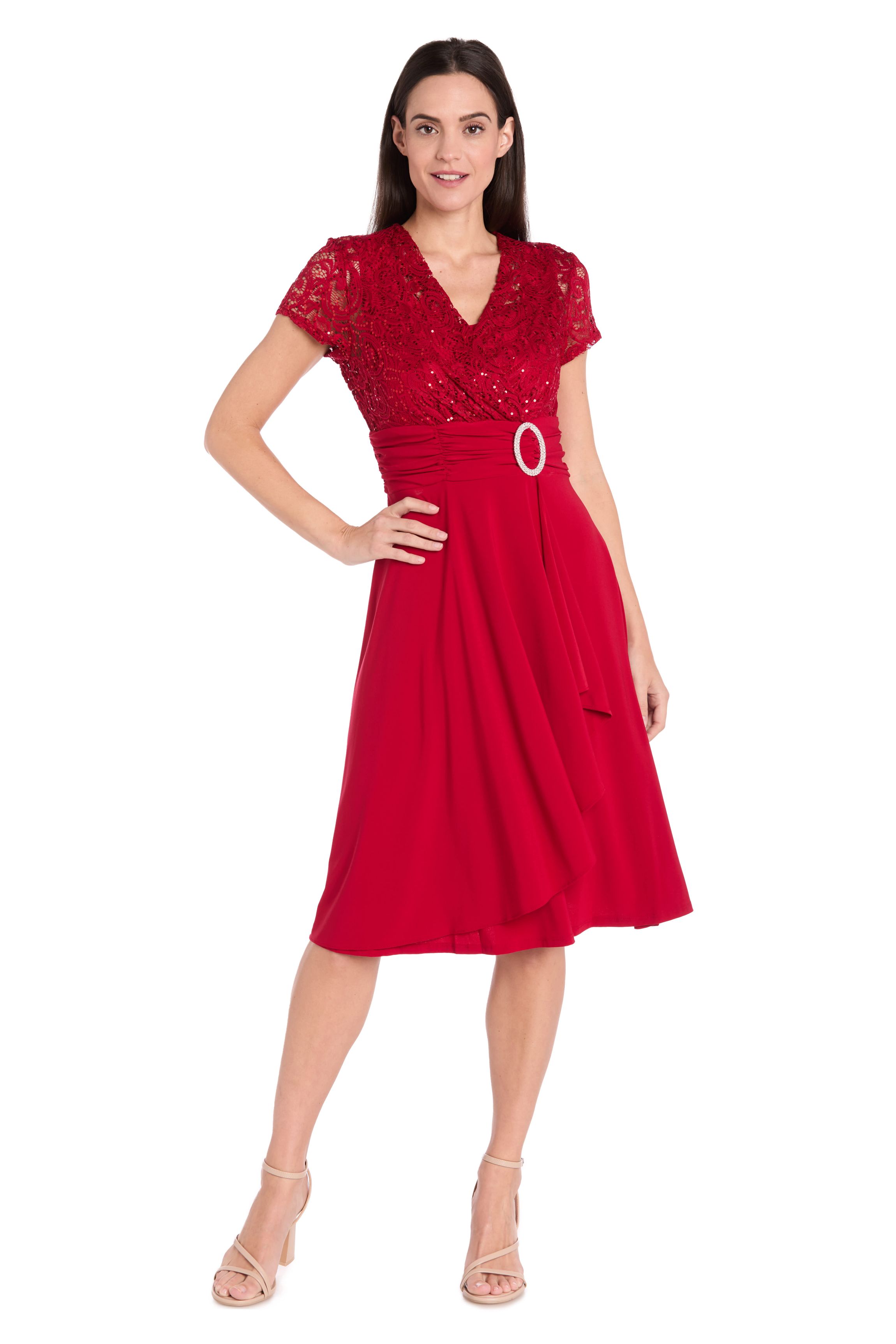 belk clearance formal dresses Purple Lace Half Puffy Half Sleeves V-neck High Waist Formal Dresses, –  clover sew