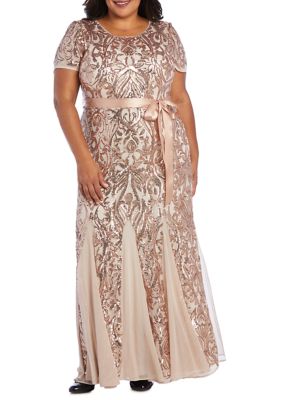 belk plus size evening dresses