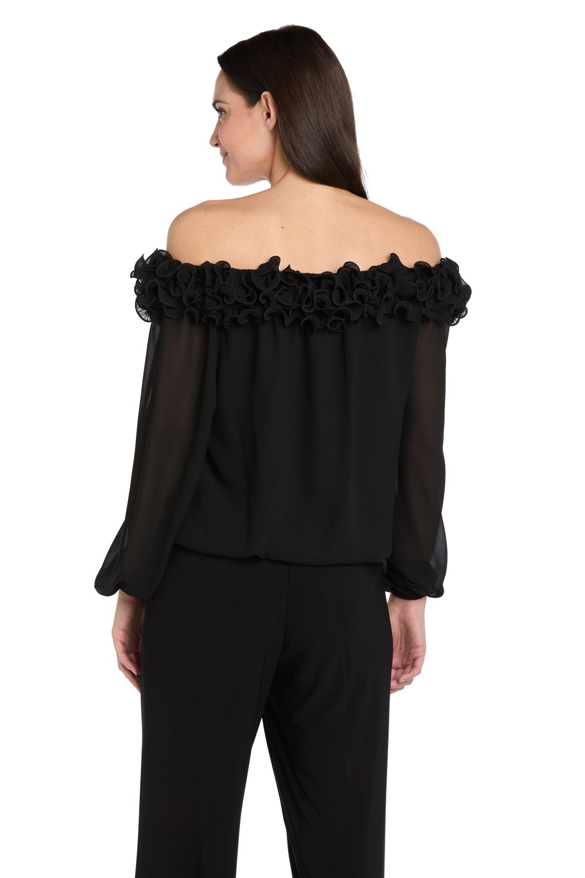 Ruffle Trim Top