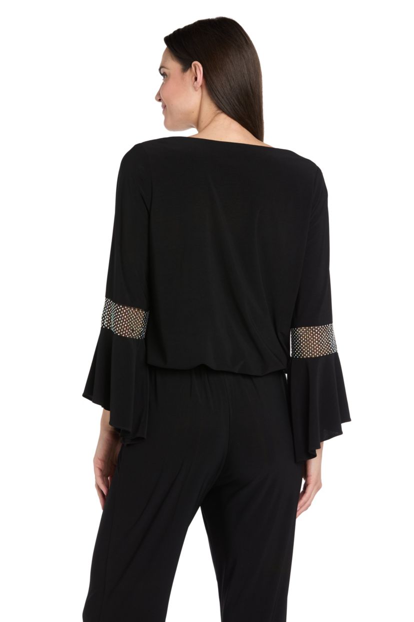 Rhinestone Sleeve Top