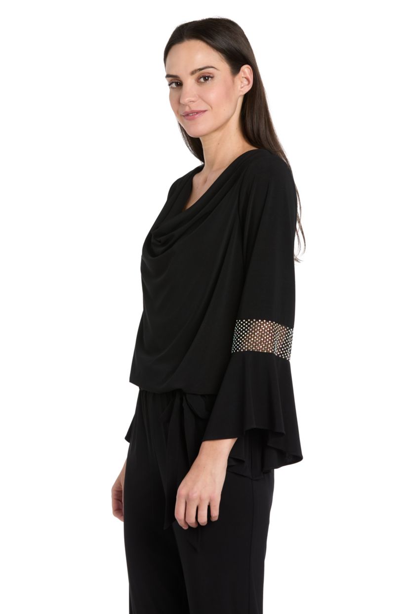 Rhinestone Sleeve Top