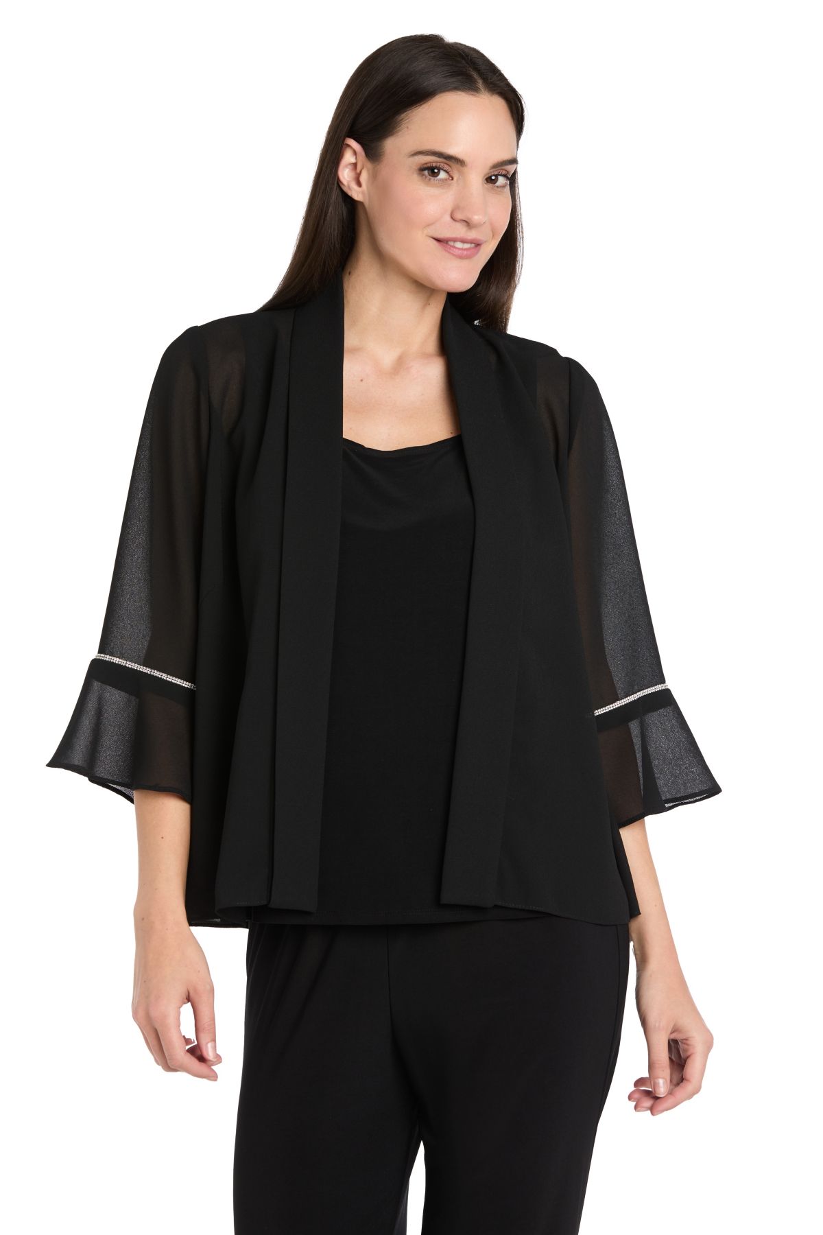 Jacket w Rhinestone Trim