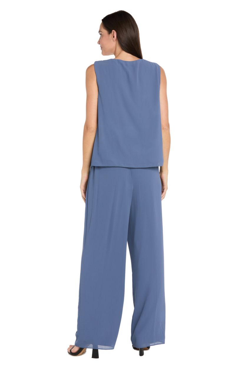 3pc Chiffon Souffle Pantsuit