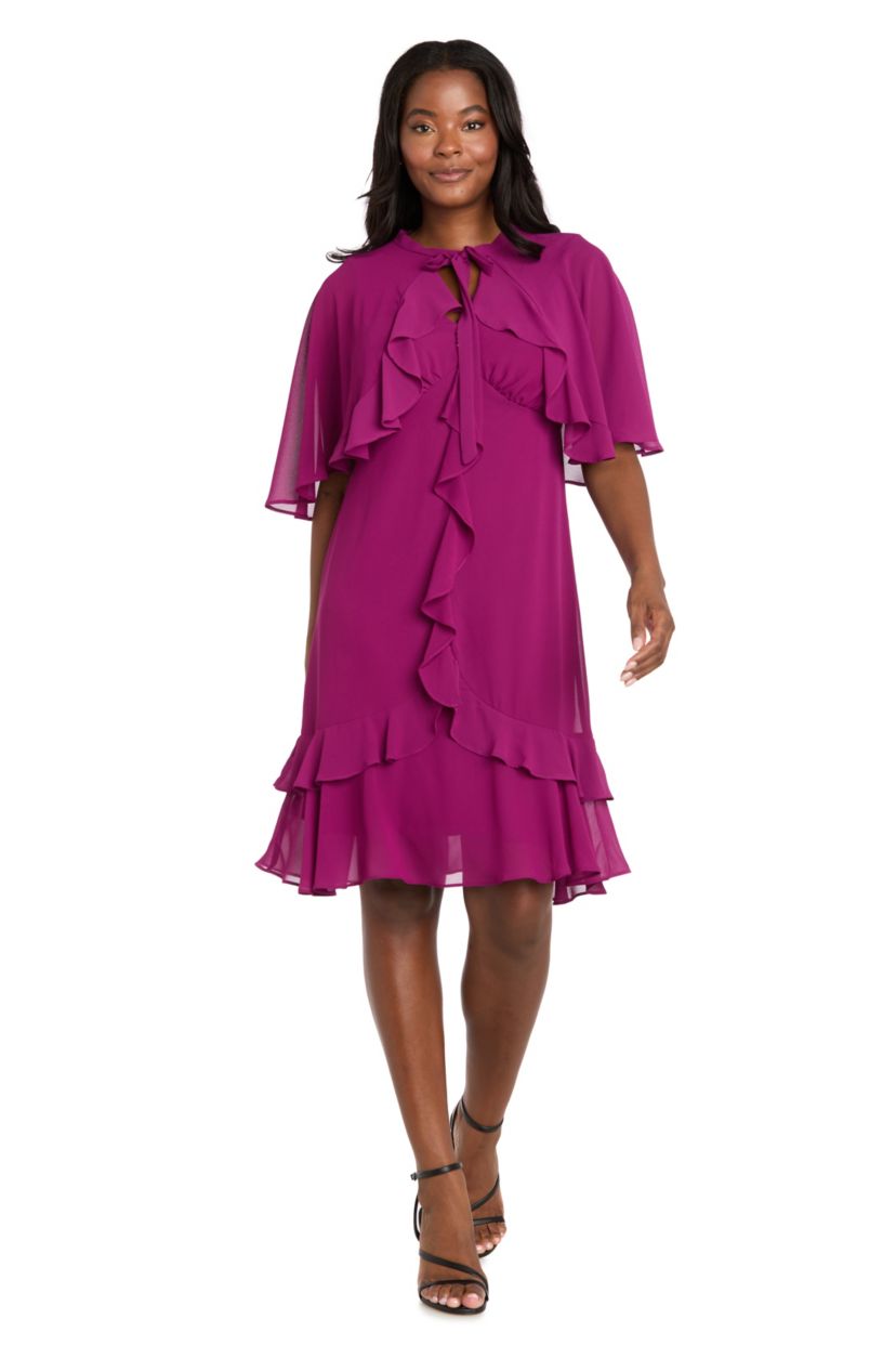 2pc Chiffon Caplet and Dress